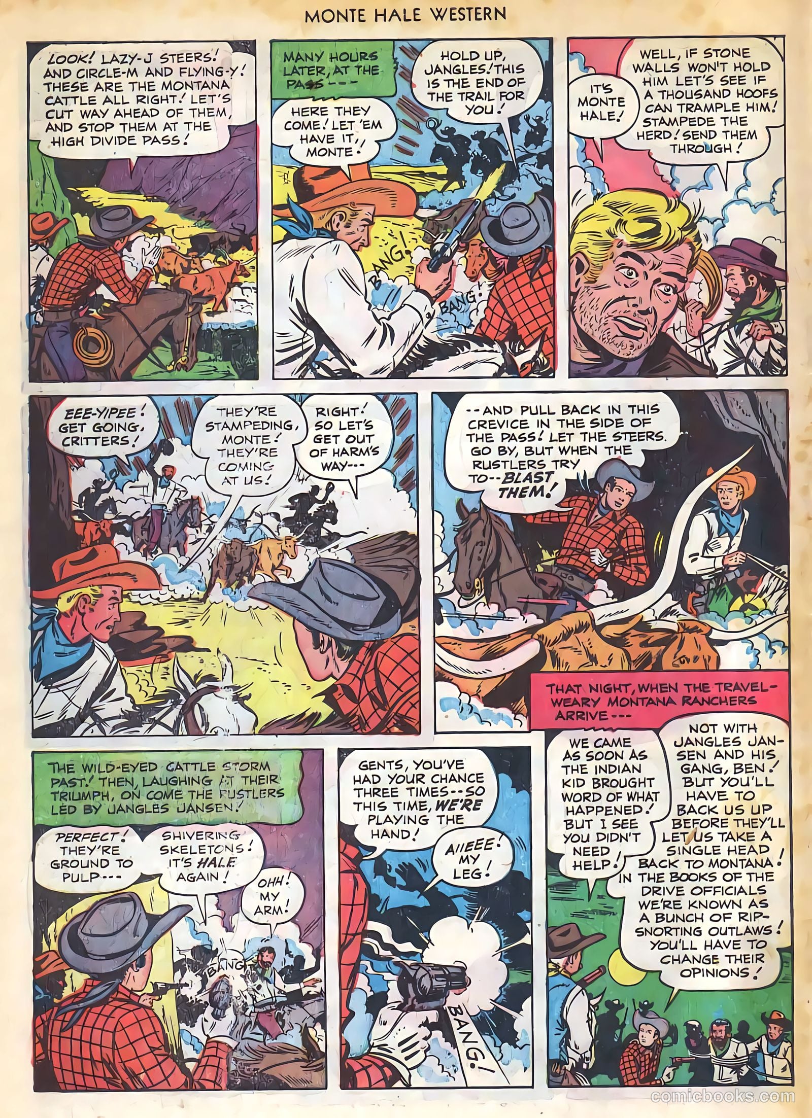 Monte Hale Western #74 — page 33 of 33