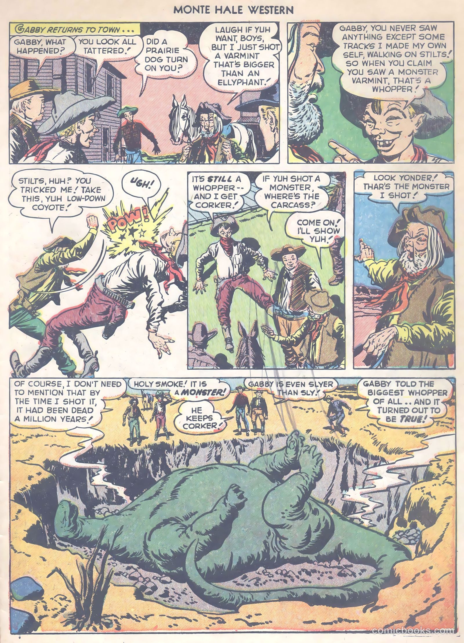 Monte Hale Western #75 — page 27 of 36