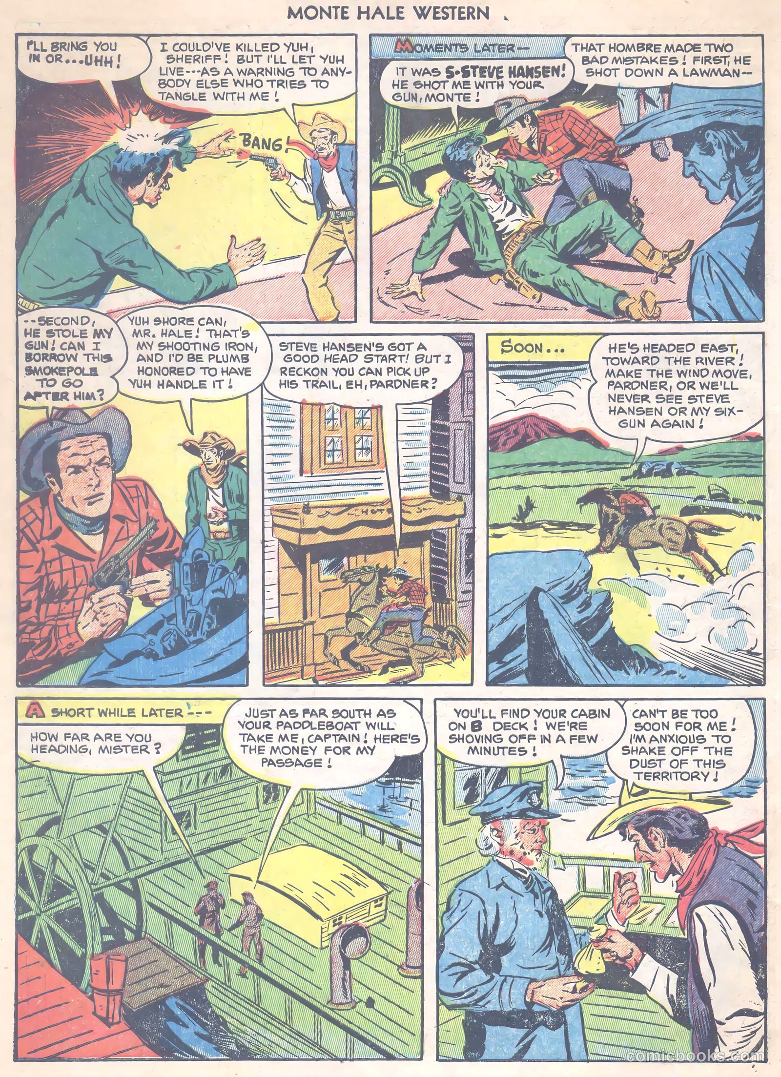 Monte Hale Western #75 — page 30 of 36