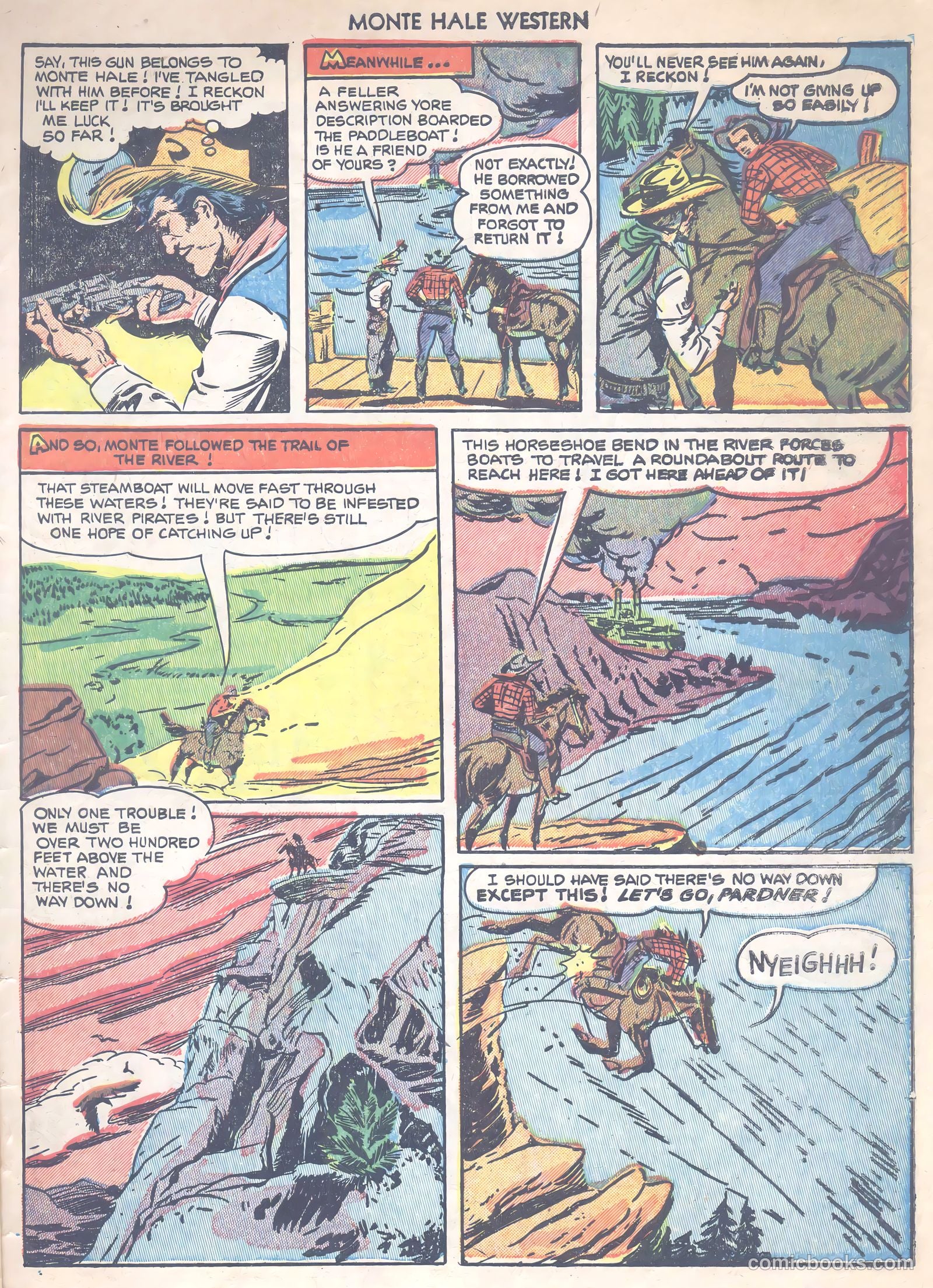 Monte Hale Western #75 — page 31 of 36