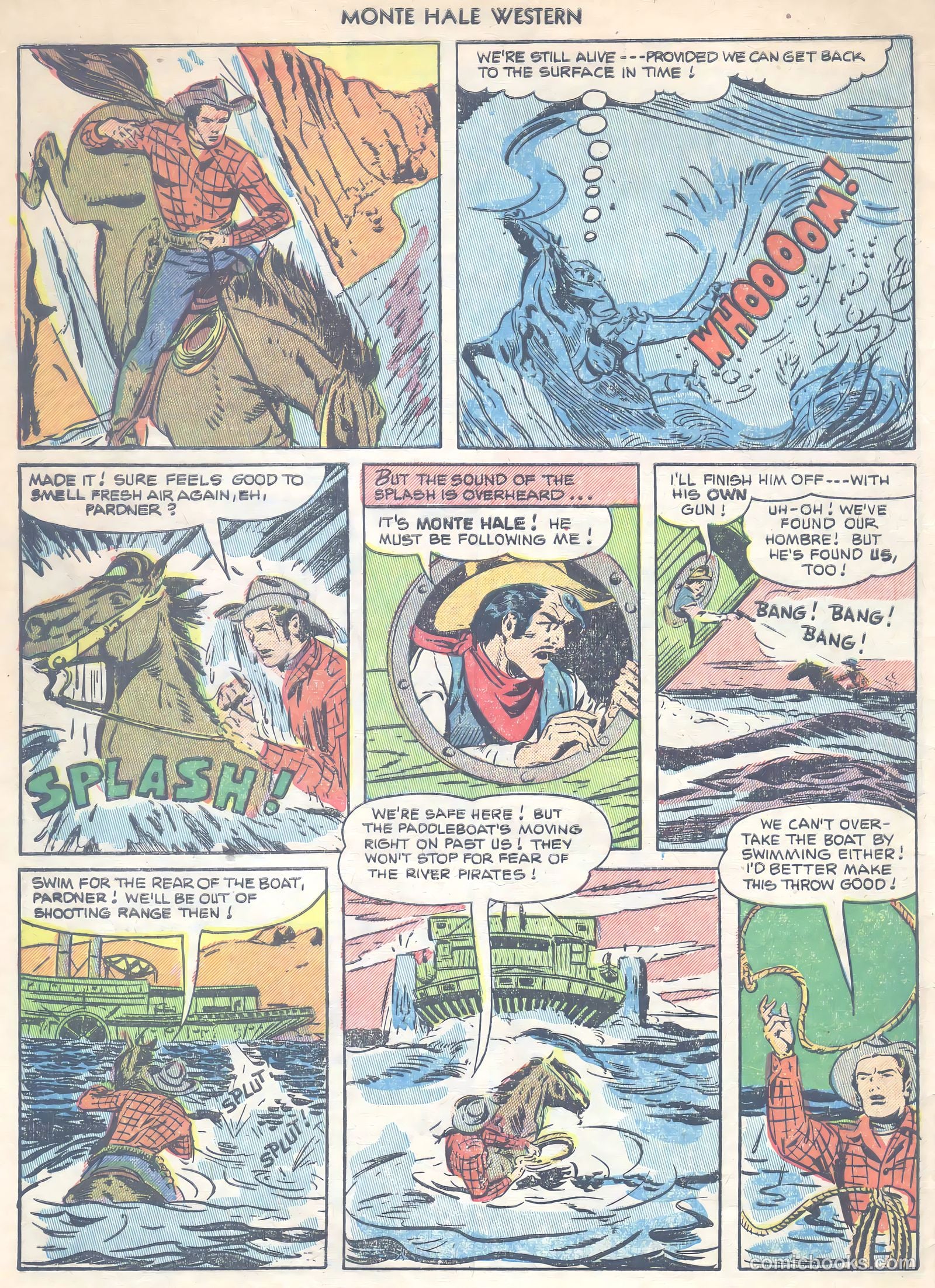 Monte Hale Western #75 — page 32 of 36