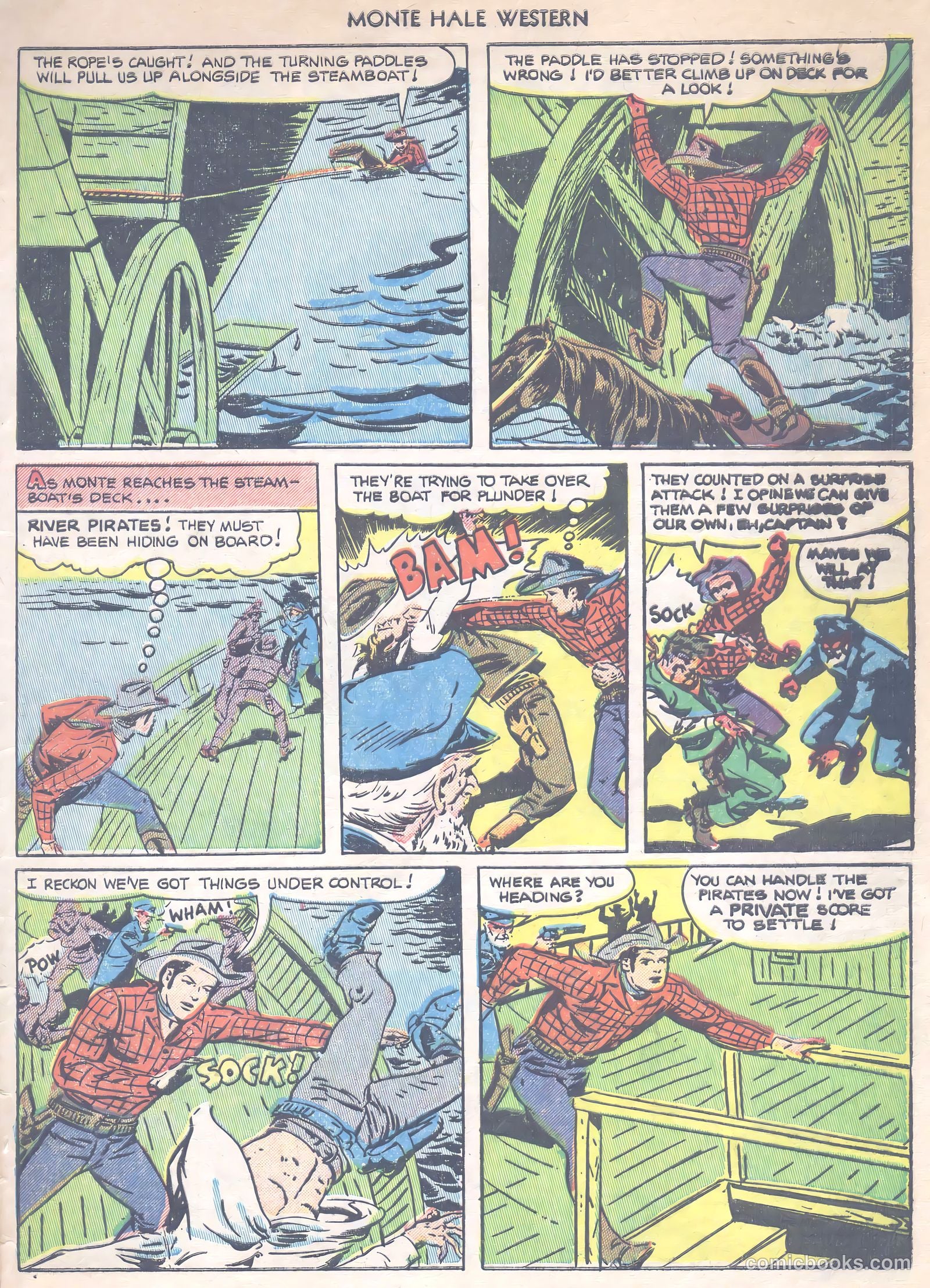 Monte Hale Western #75 — page 33 of 36