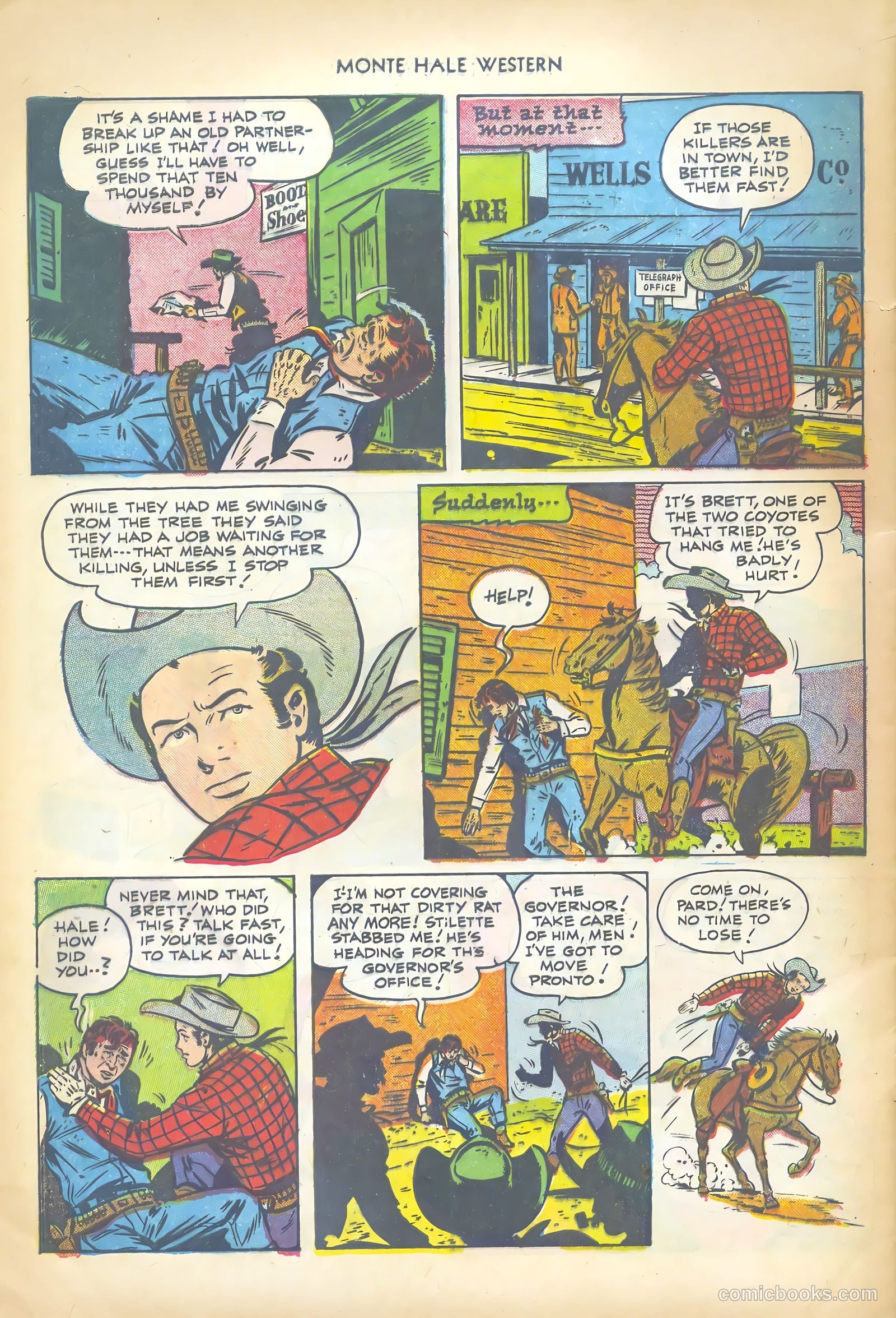 Monte Hale Western #76 — page 32 of 36