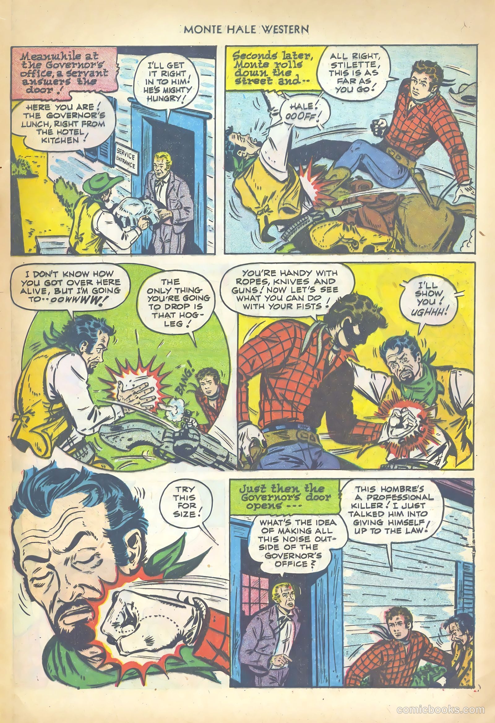 Monte Hale Western #76 — page 33 of 36