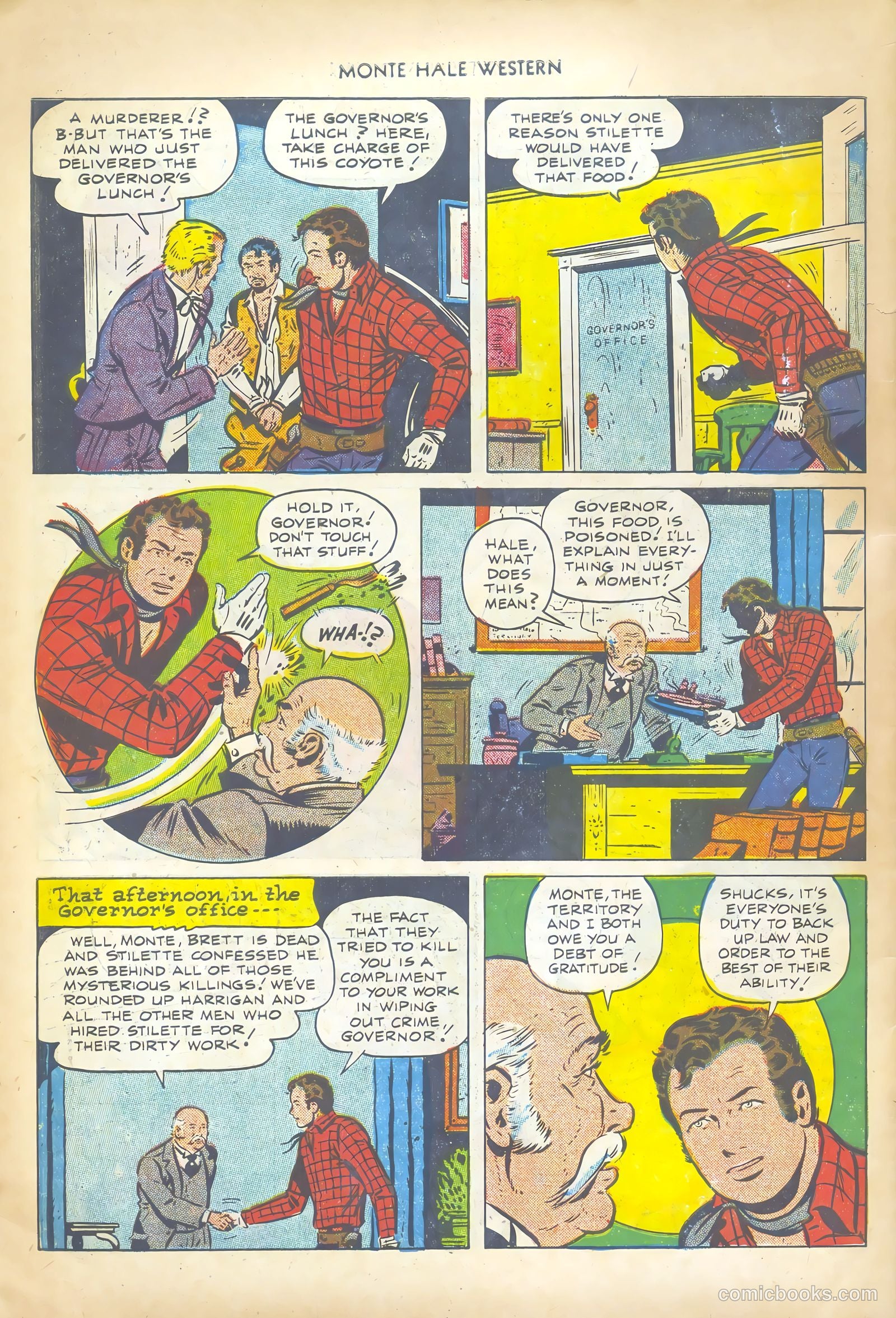 Monte Hale Western #76 — page 34 of 36