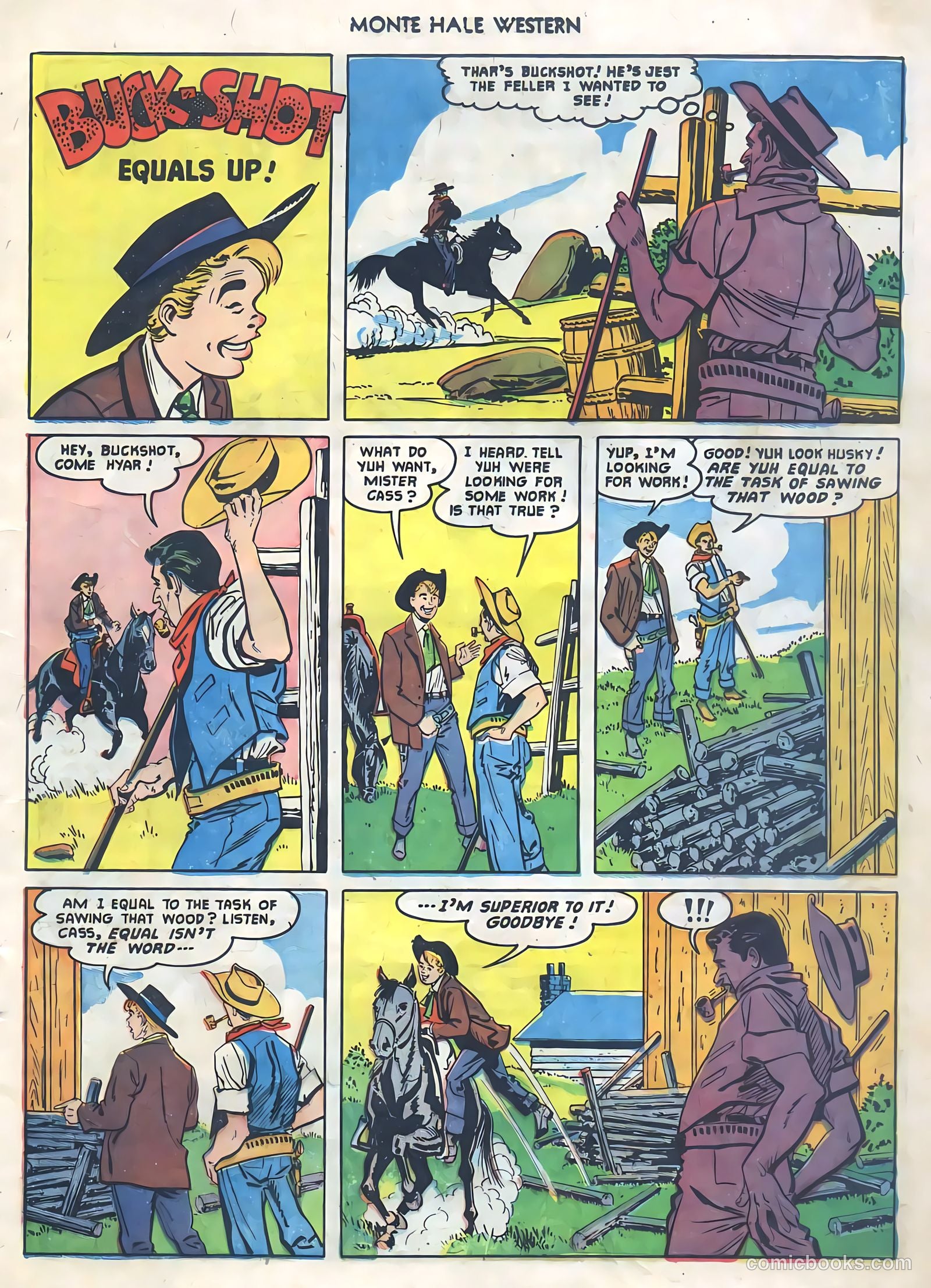 Monte Hale Western #77 — page 13 of 36