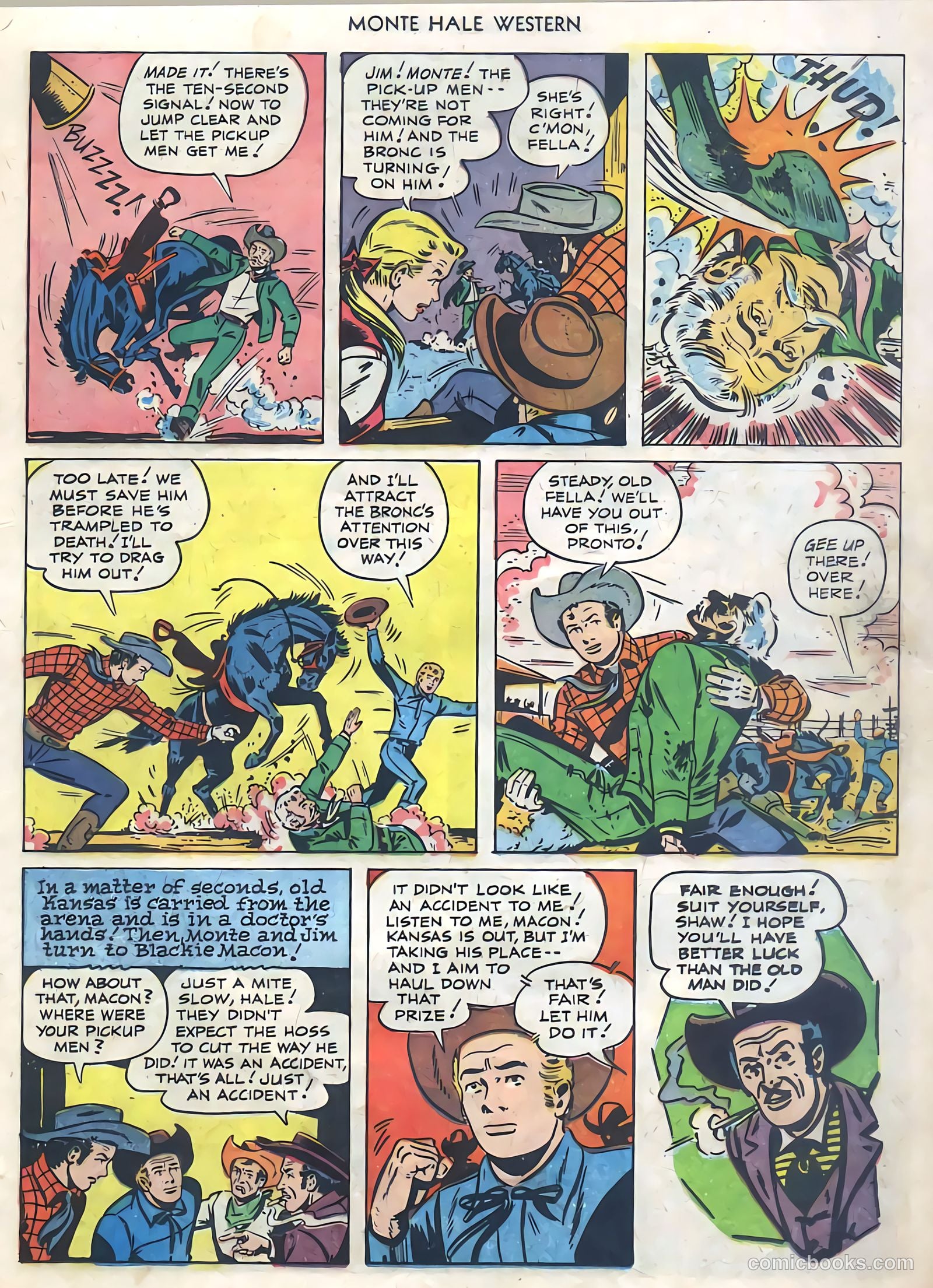 Monte Hale Western #77 — page 17 of 36