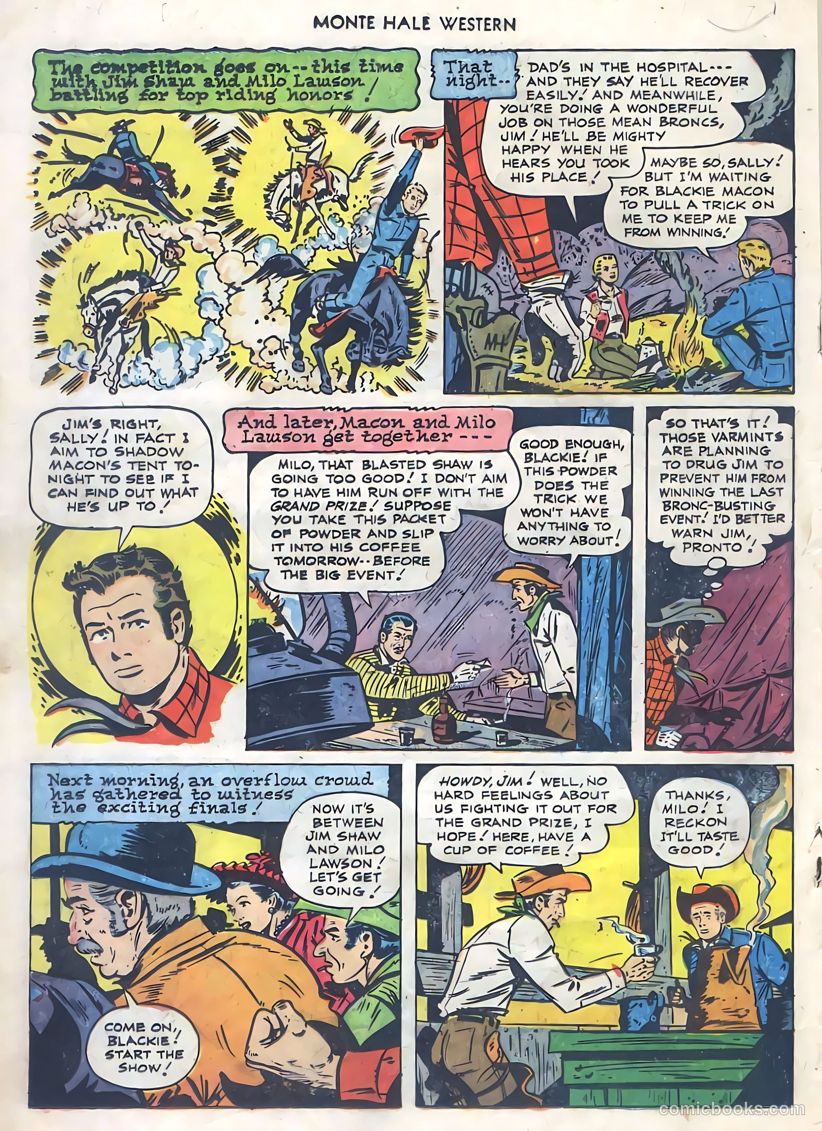 Monte Hale Western #77 — page 18 of 36