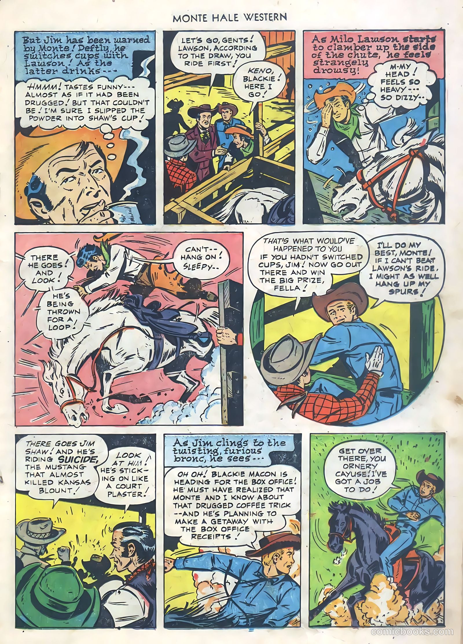 Monte Hale Western #77 — page 19 of 36