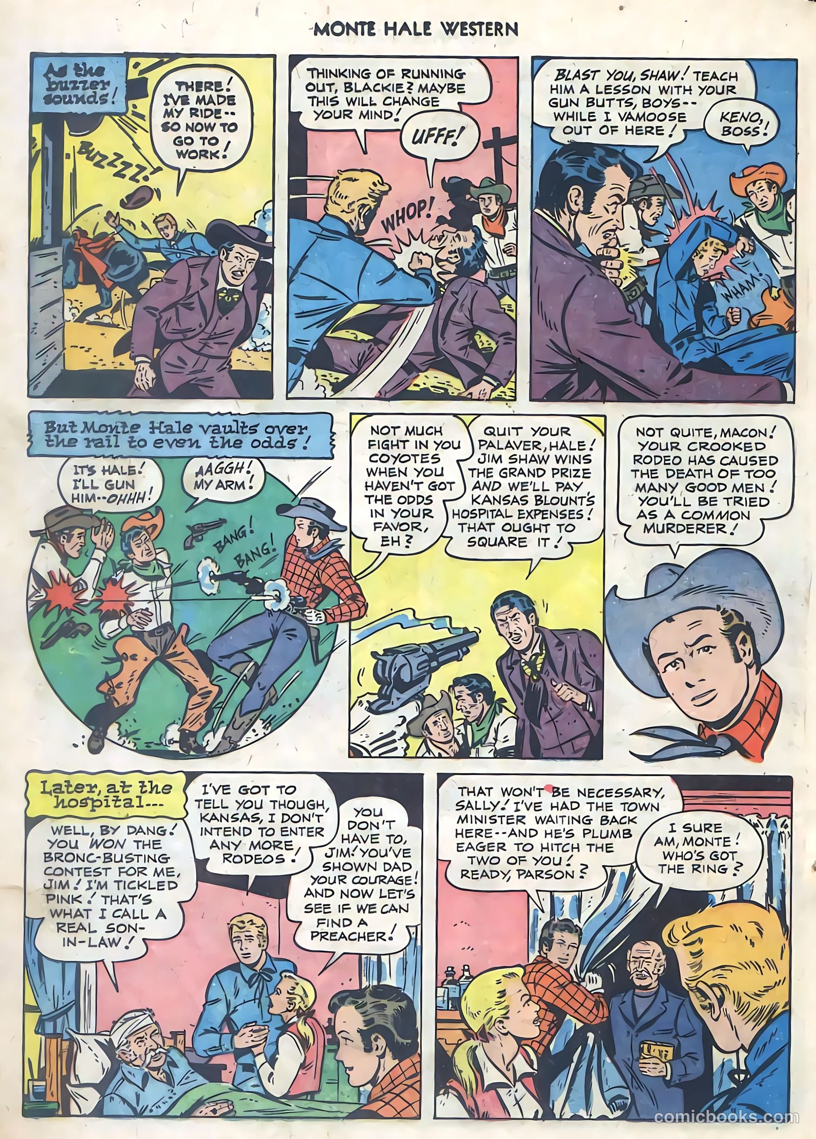Monte Hale Western #77 — page 20 of 36