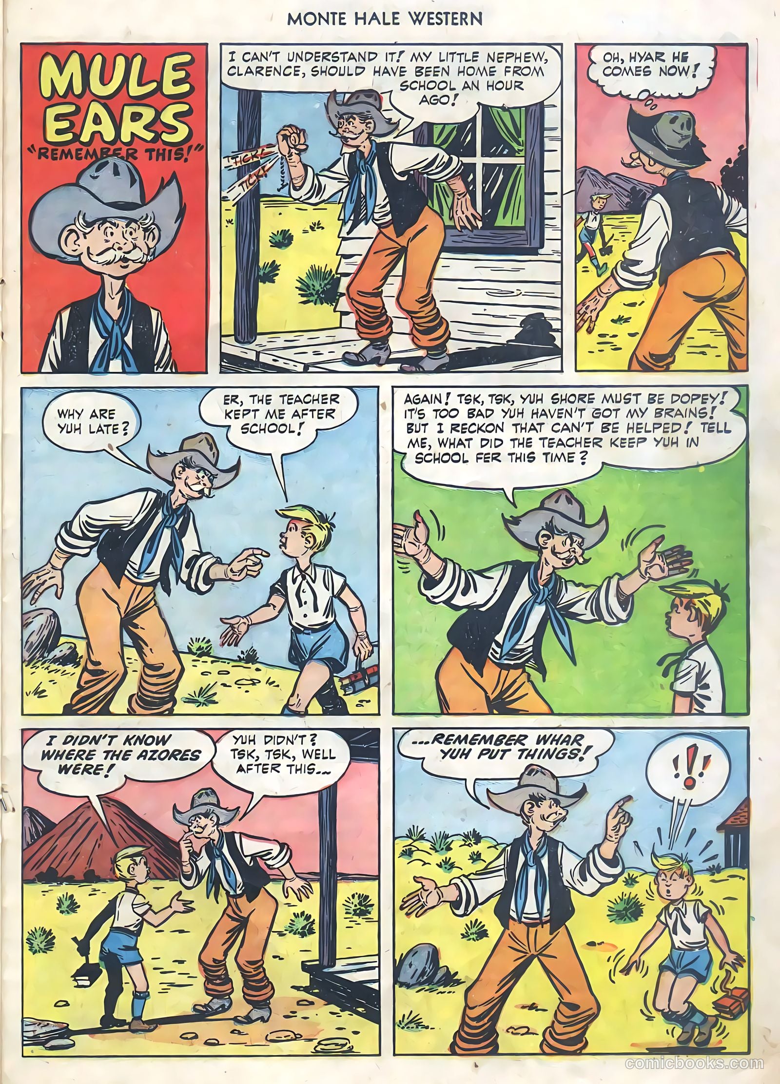 Monte Hale Western #77 — page 21 of 36