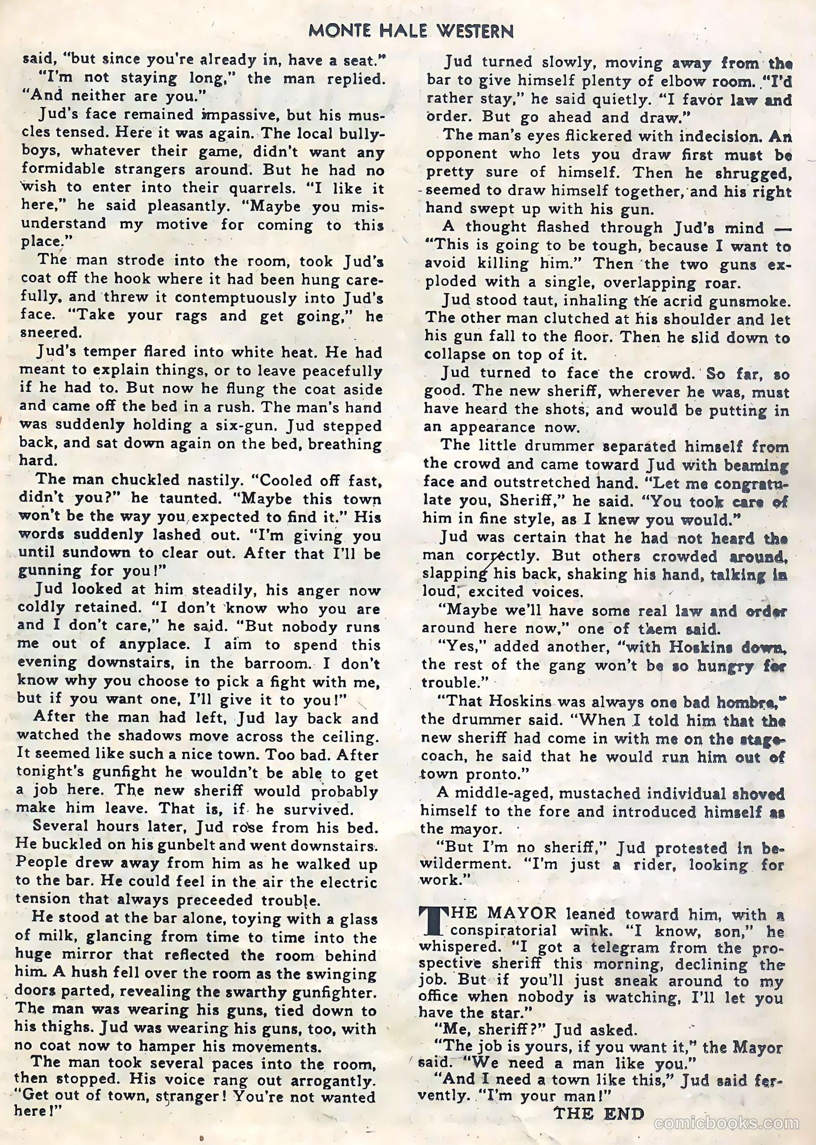 Monte Hale Western #77 — page 23 of 36