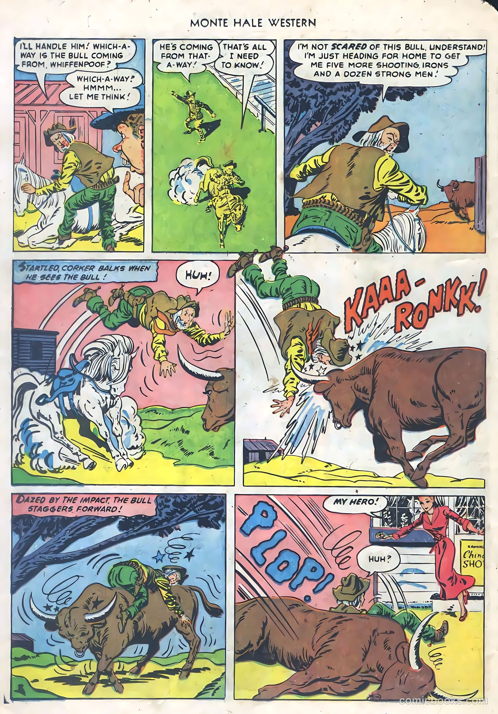 Monte Hale Western #77 — page 26 of 36