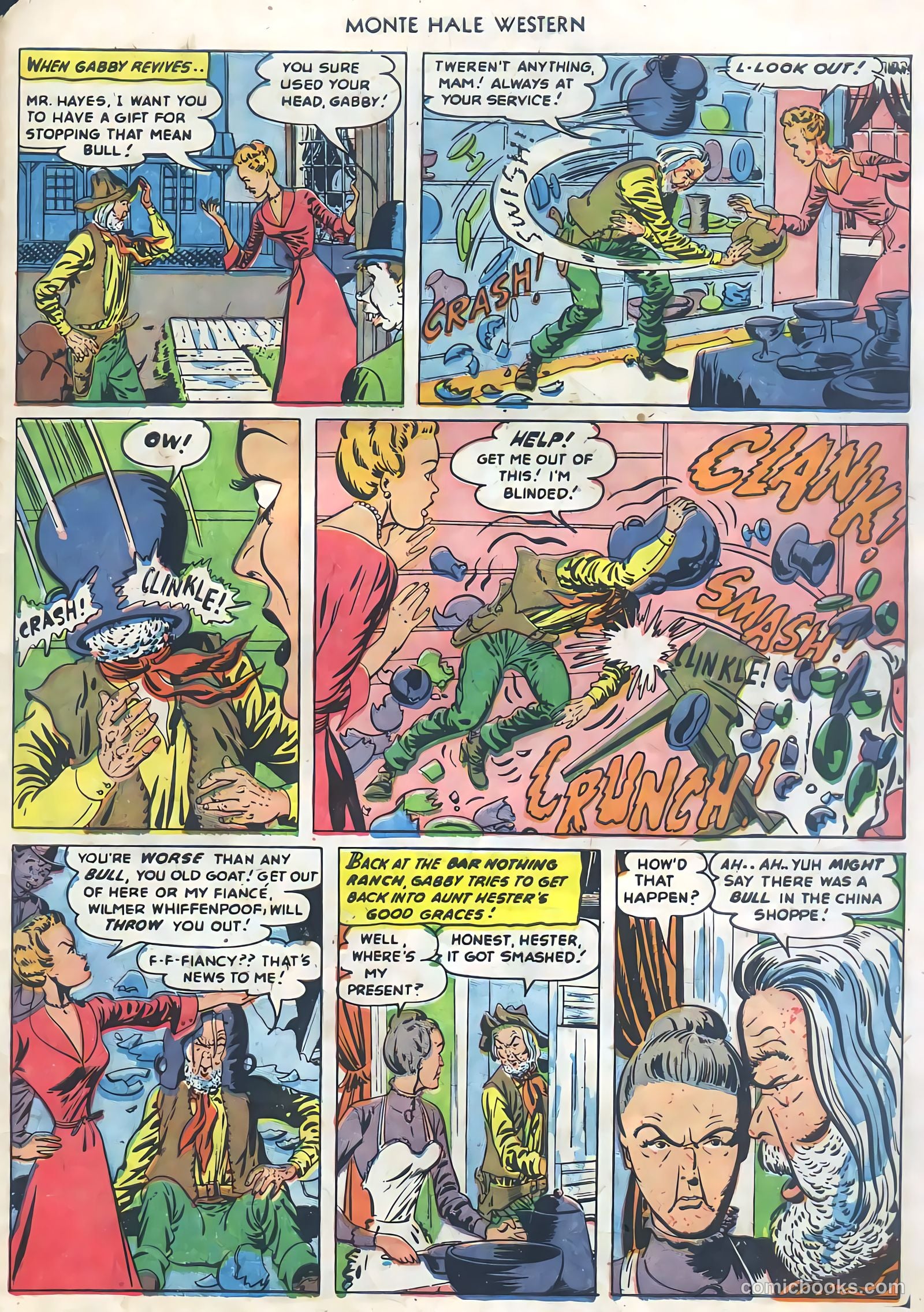 Monte Hale Western #77 — page 27 of 36