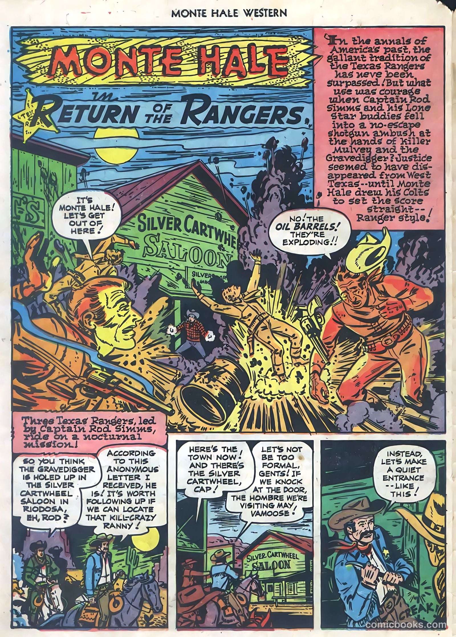 Monte Hale Western #77 — page 28 of 36