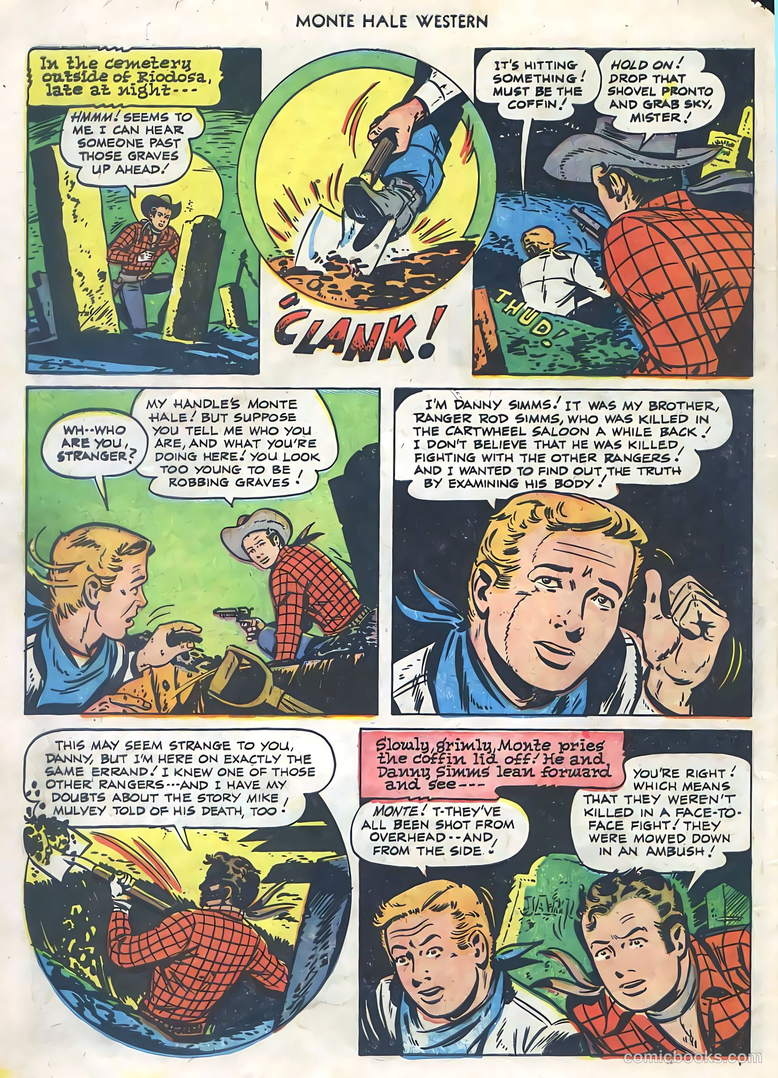 Monte Hale Western #77 — page 30 of 36