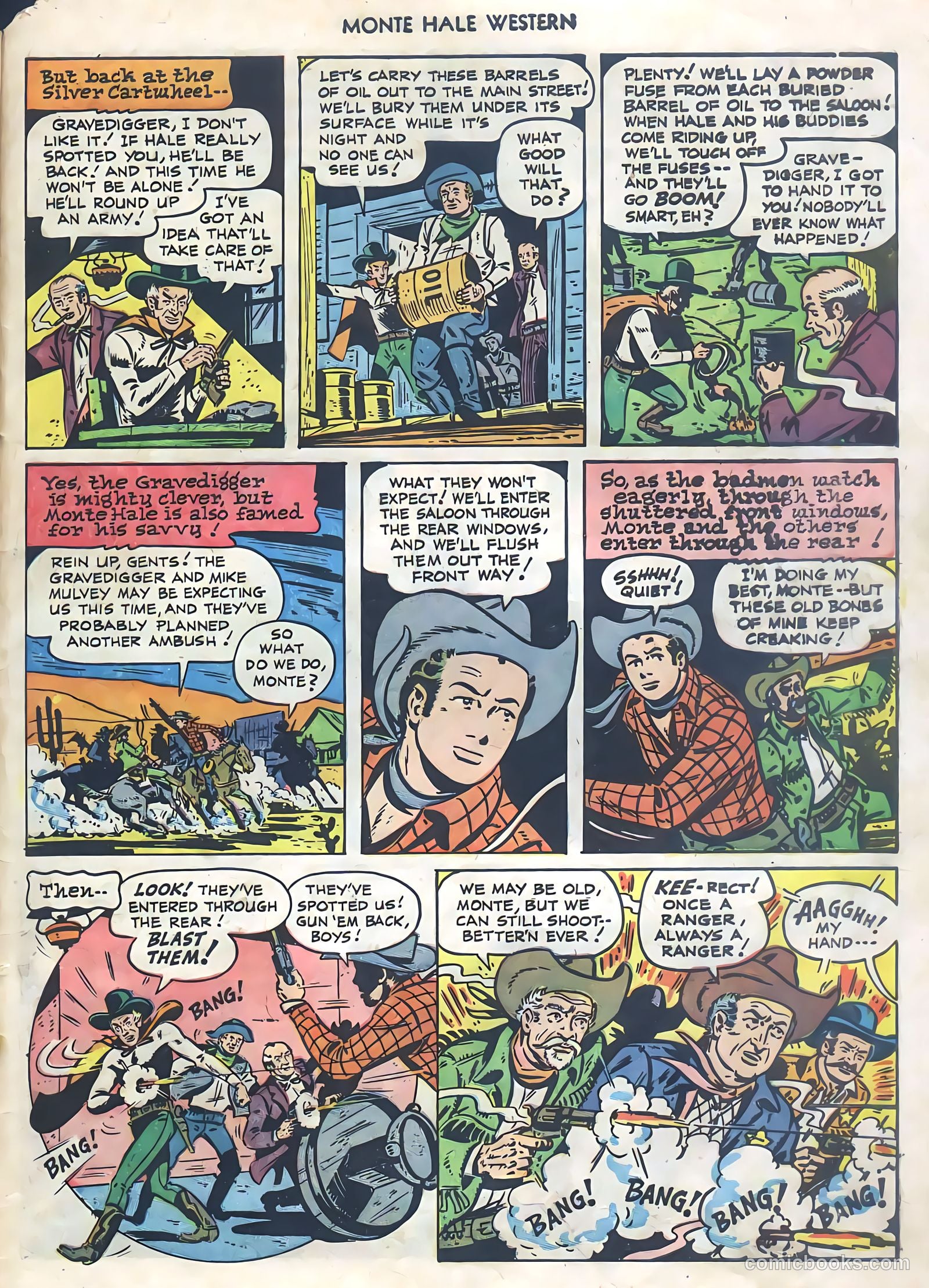 Monte Hale Western #77 — page 33 of 36