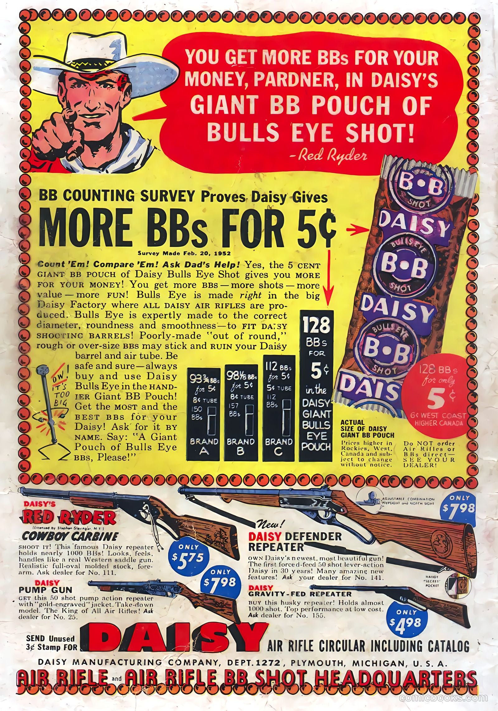 Monte Hale Western #77 — page 36 of 36