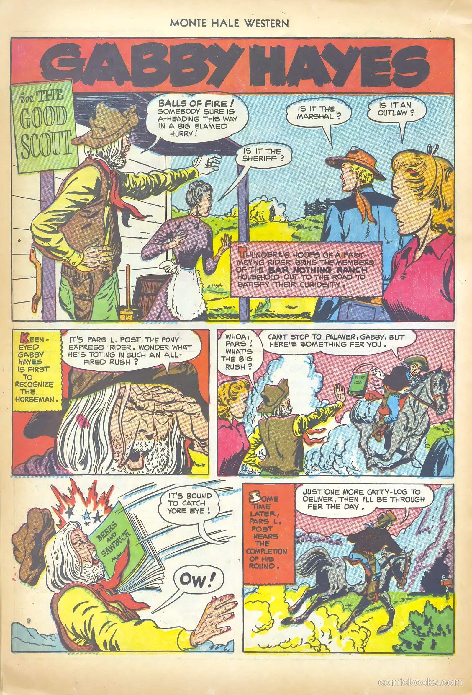 Monte Hale Western #78 — page 22 of 36