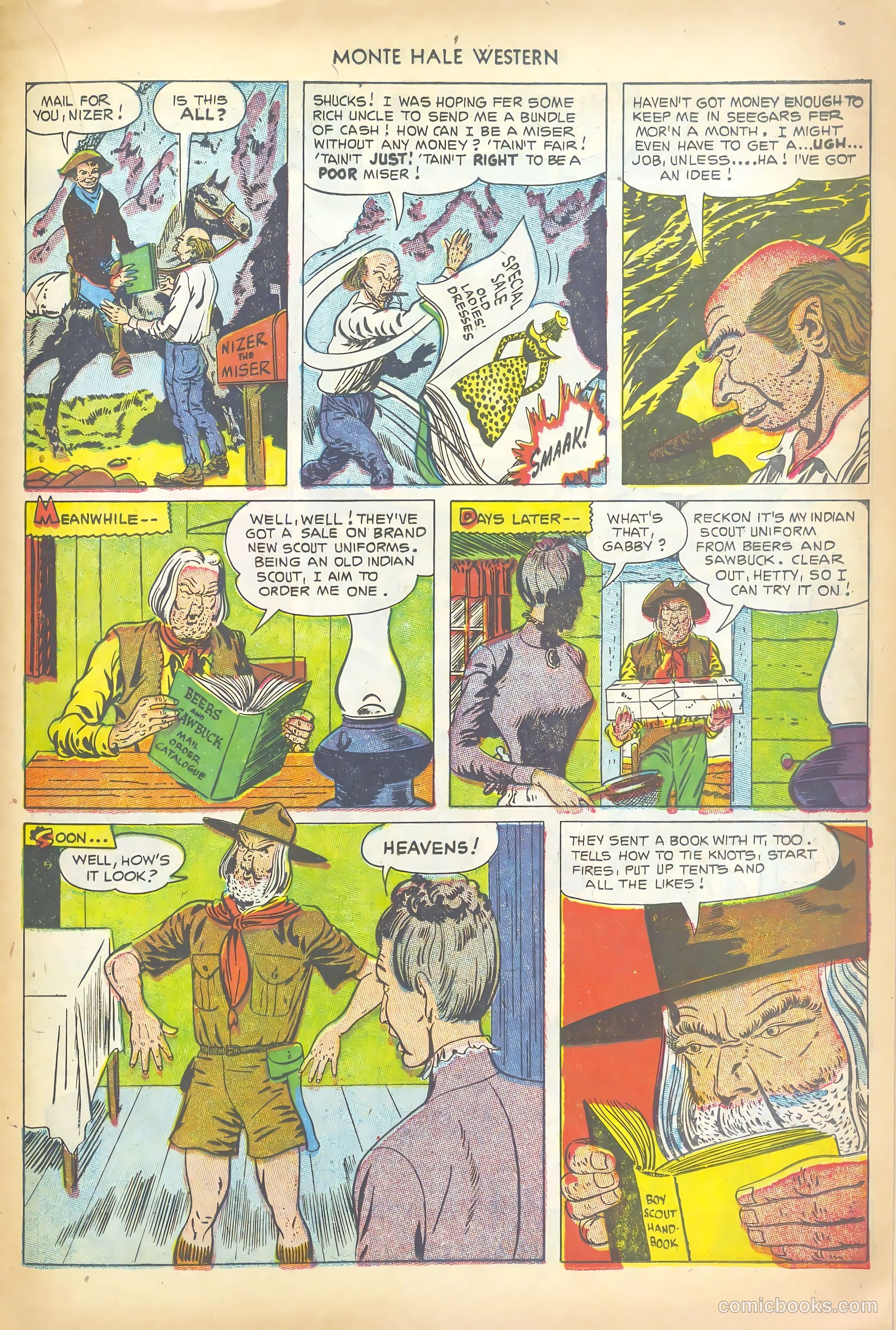 Monte Hale Western #78 — page 23 of 36