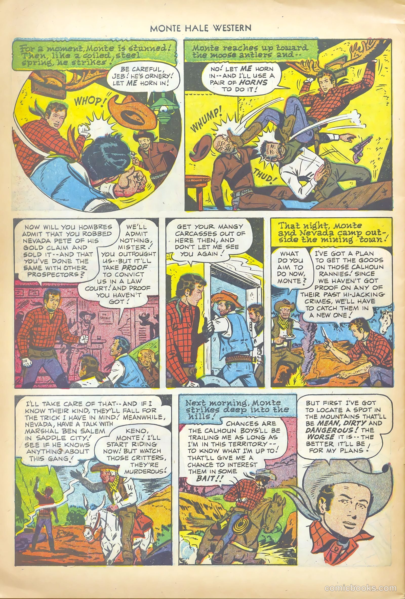 Monte Hale Western #78 — page 30 of 36
