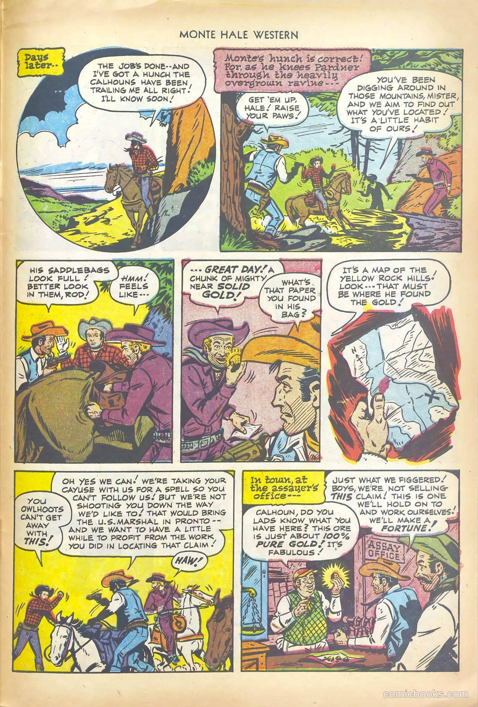 Monte Hale Western #78 — page 31 of 36