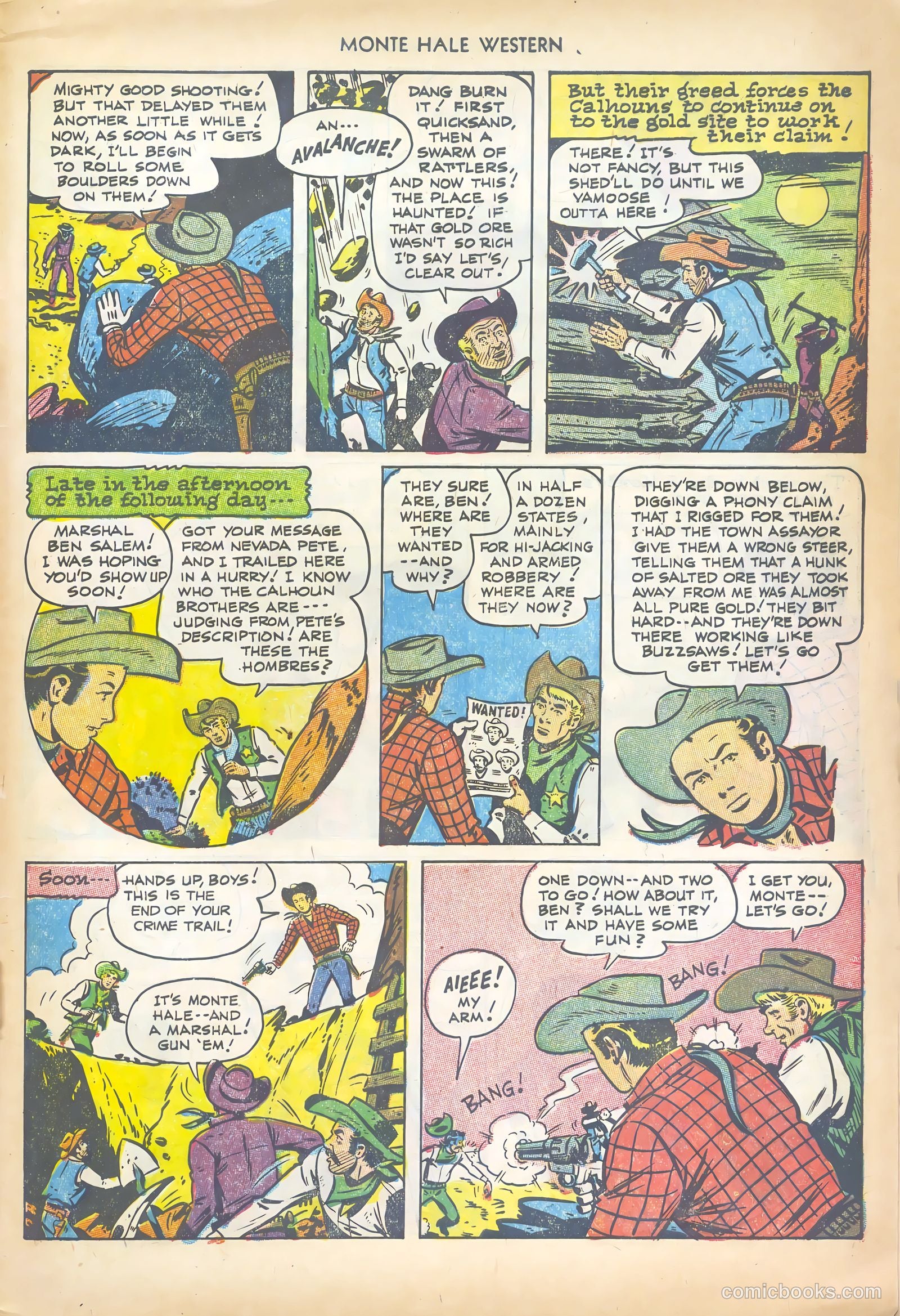 Monte Hale Western #78 — page 33 of 36