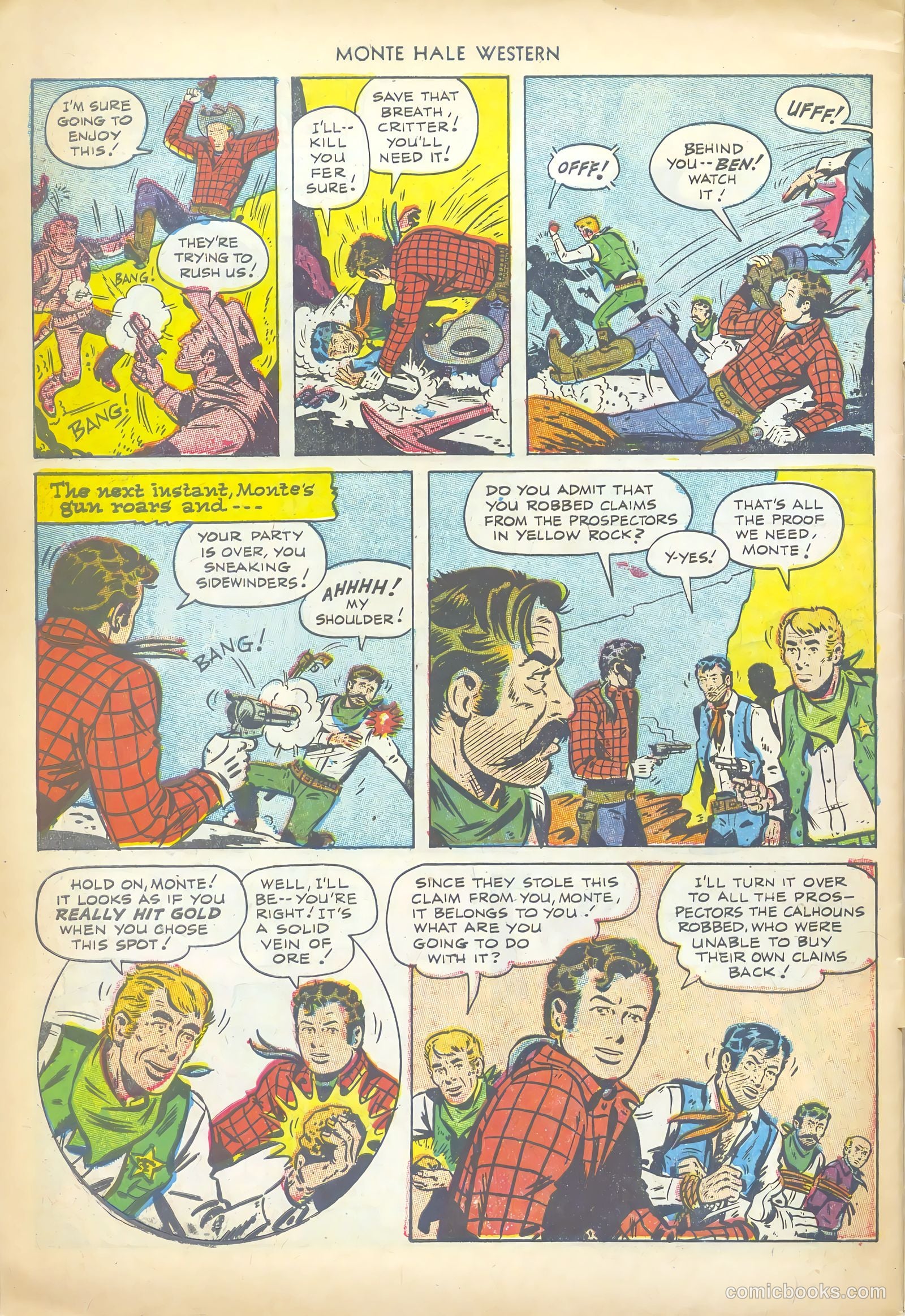 Monte Hale Western #78 — page 34 of 36
