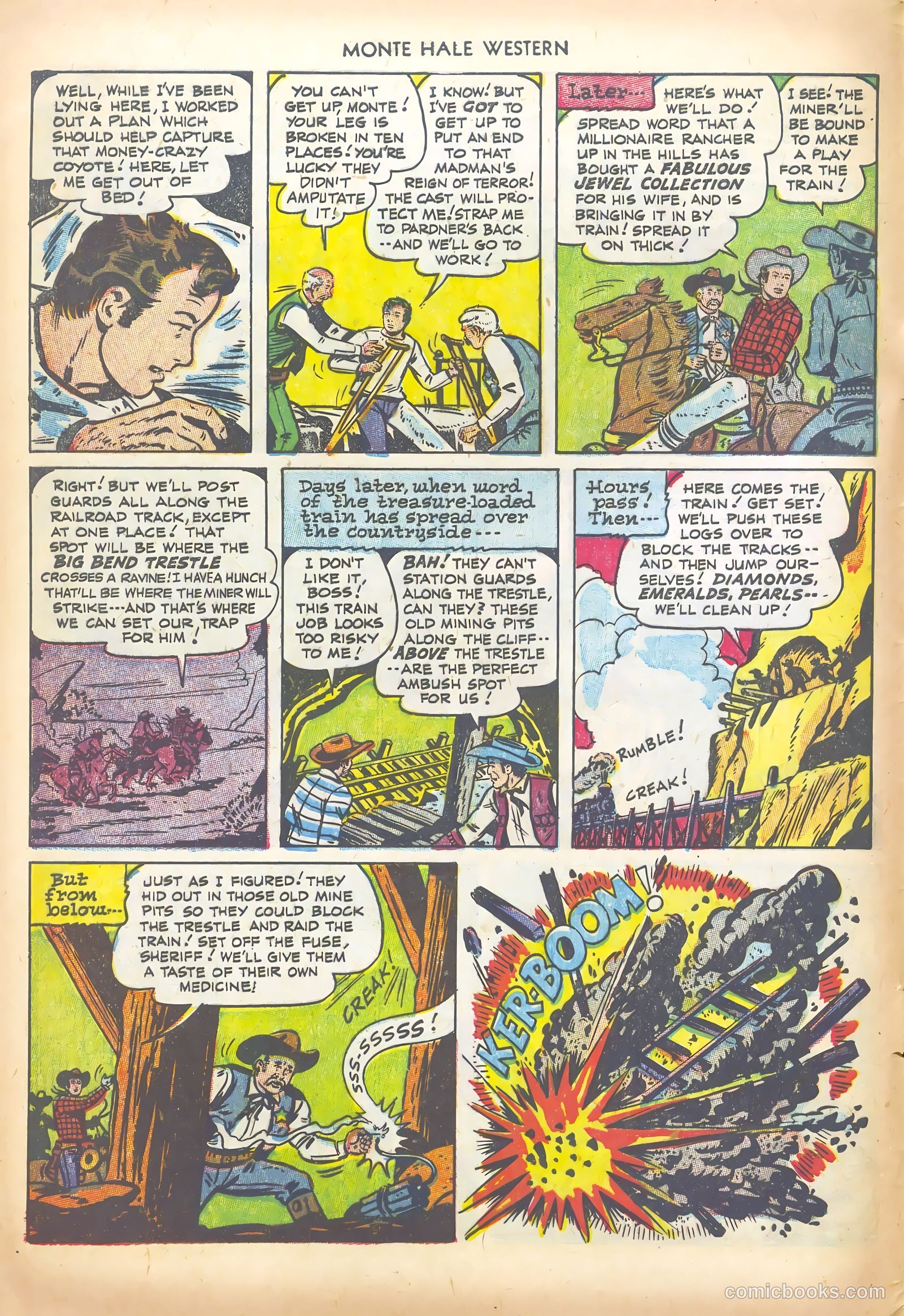 Monte Hale Western #79 — page 8 of 36