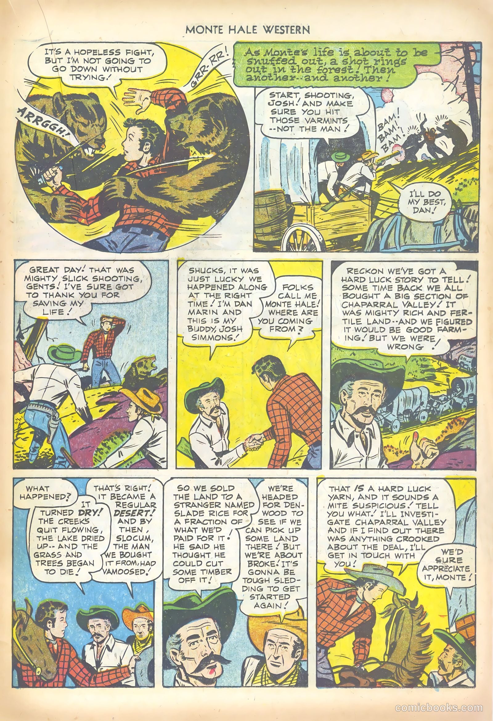 Monte Hale Western #79 — page 19 of 36