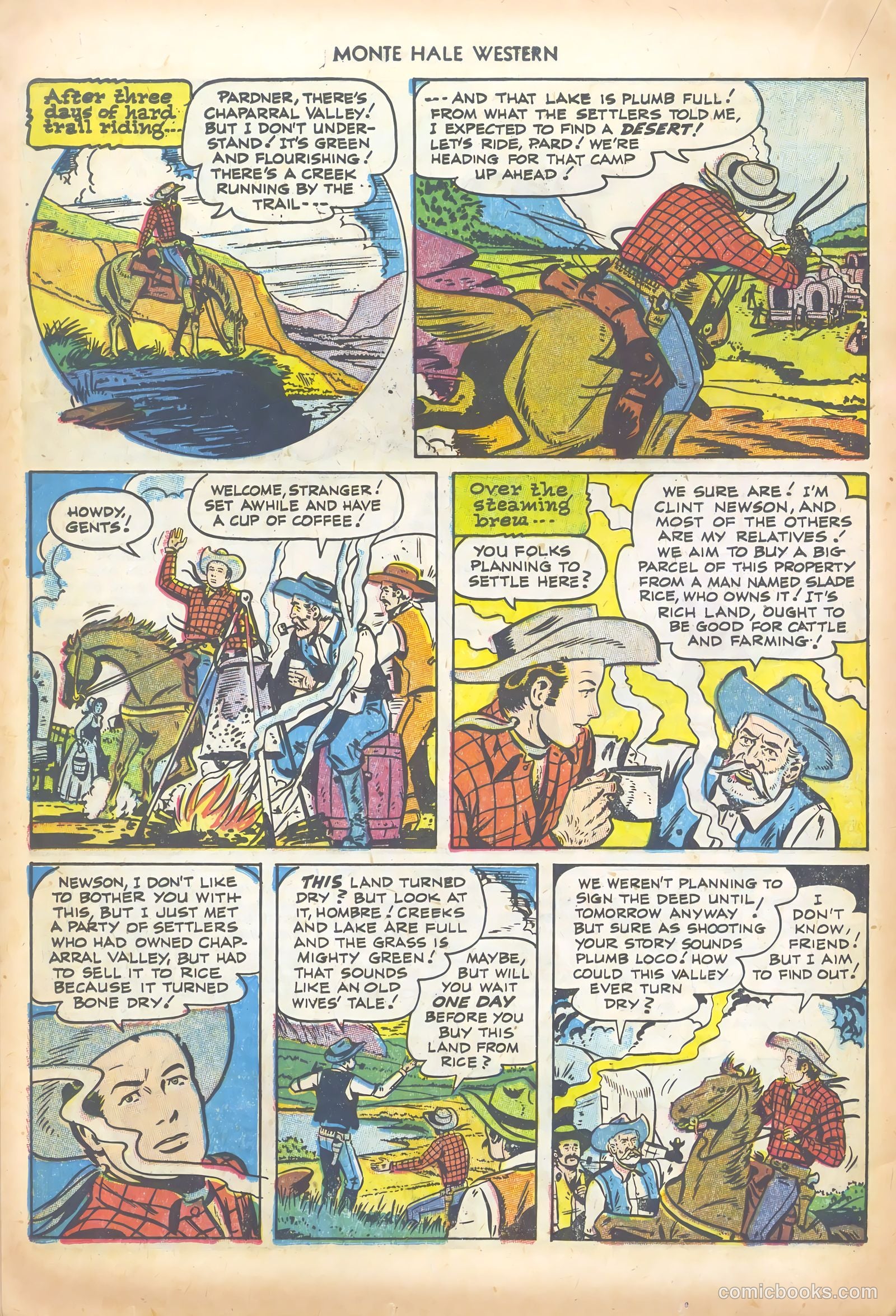 Monte Hale Western #79 — page 20 of 36