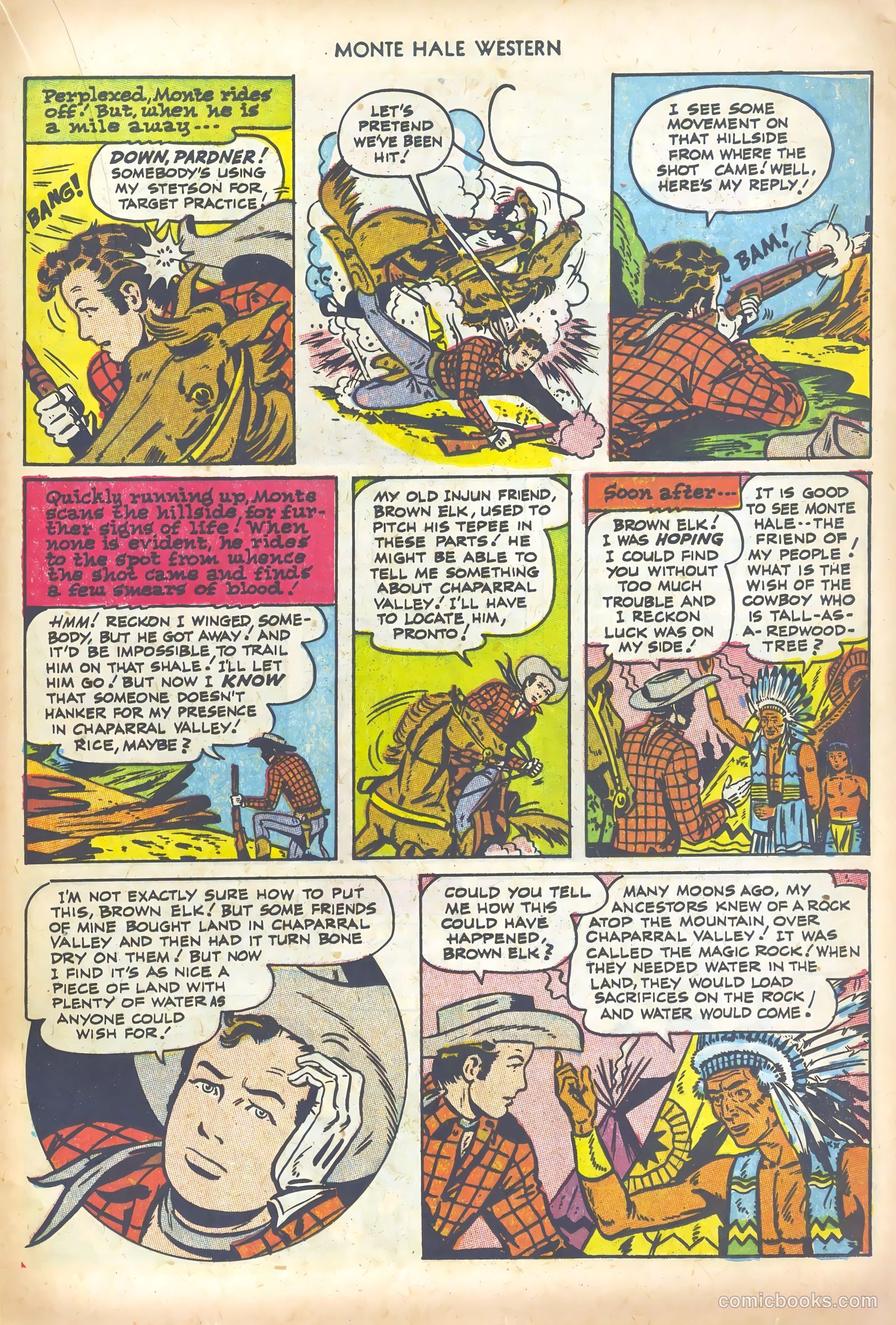 Monte Hale Western #79 — page 21 of 36