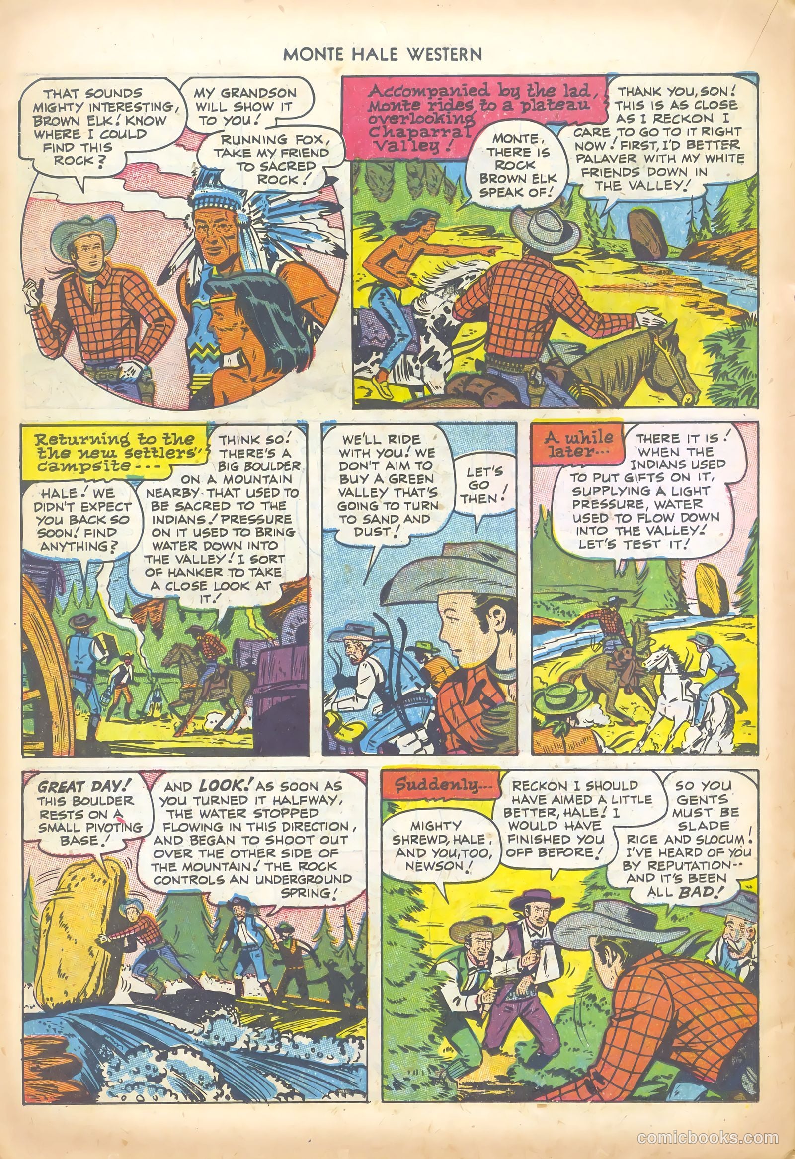 Monte Hale Western #79 — page 22 of 36