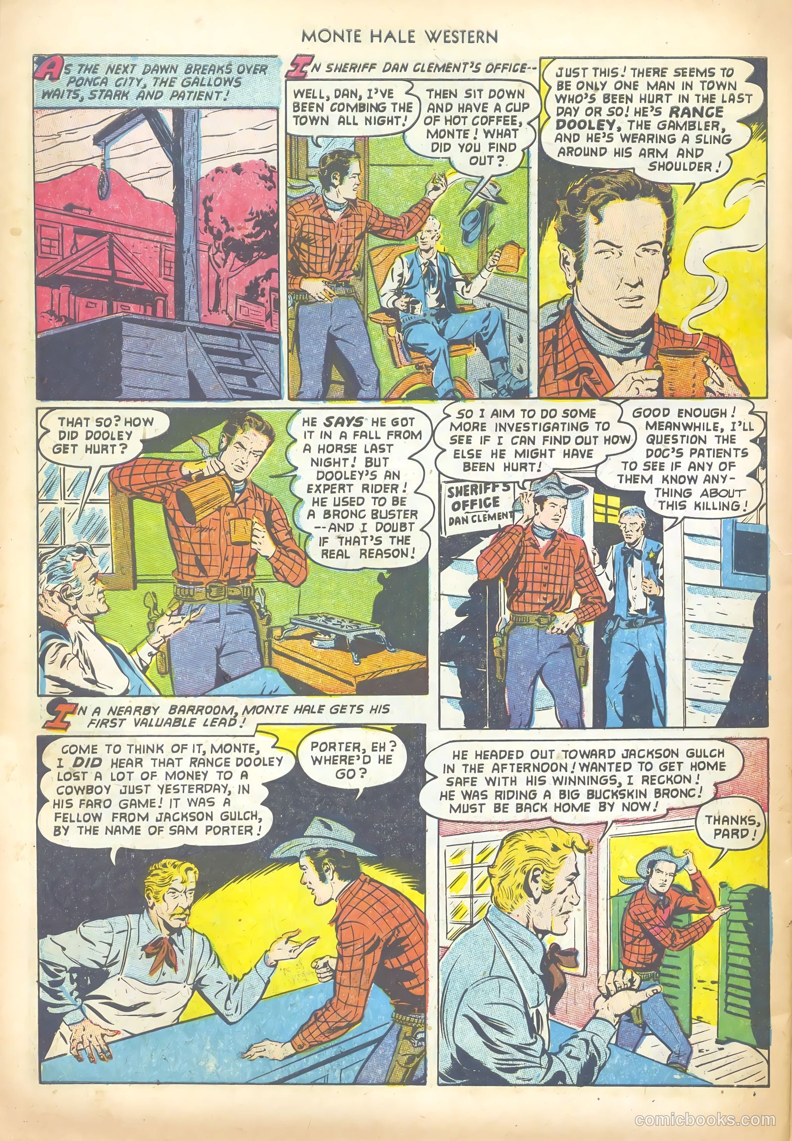Monte Hale Western #79 — page 30 of 36