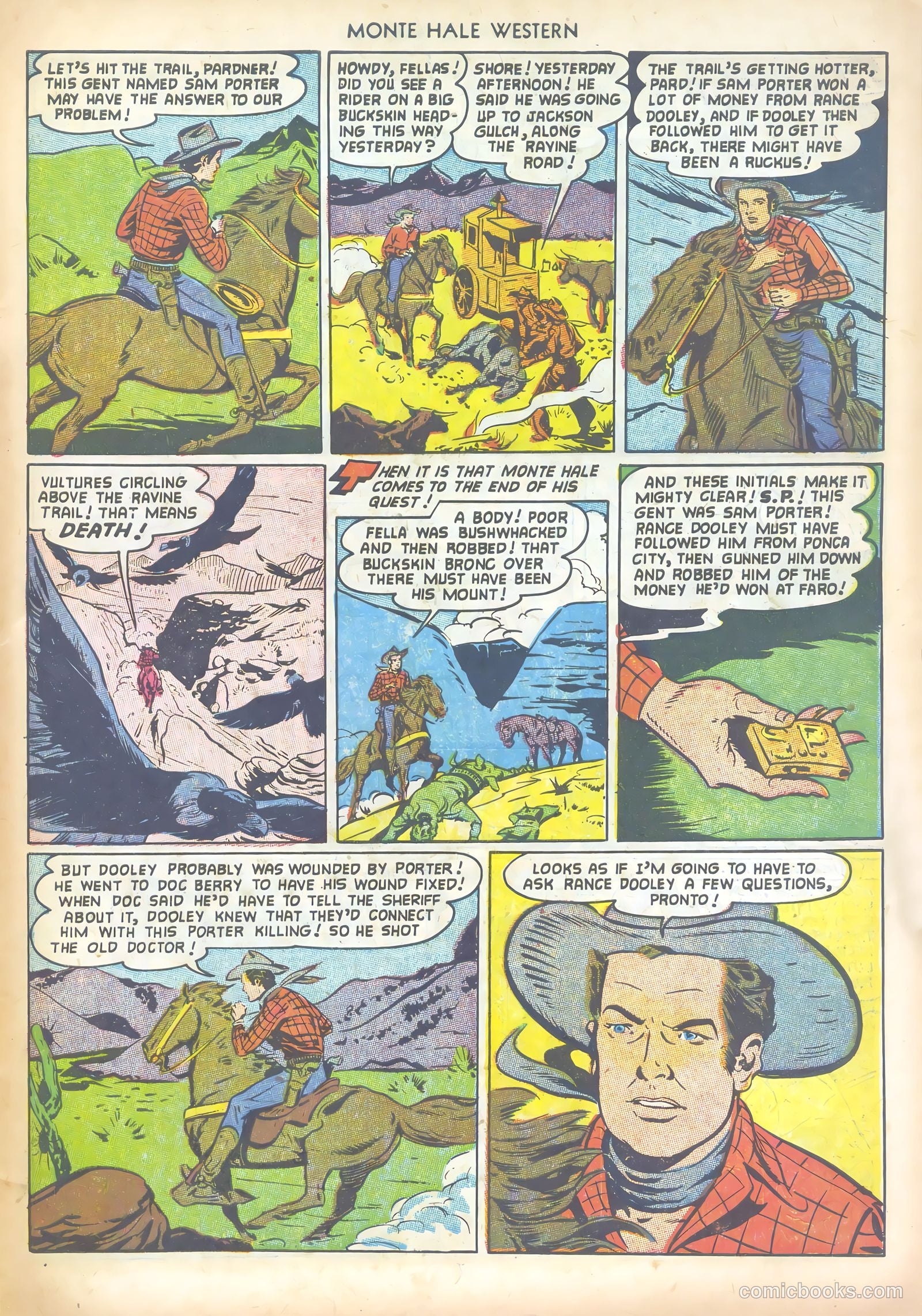 Monte Hale Western #79 — page 31 of 36
