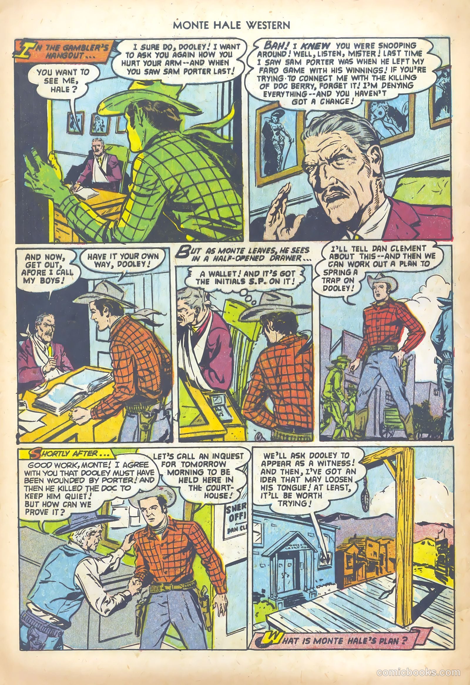 Monte Hale Western #79 — page 32 of 36