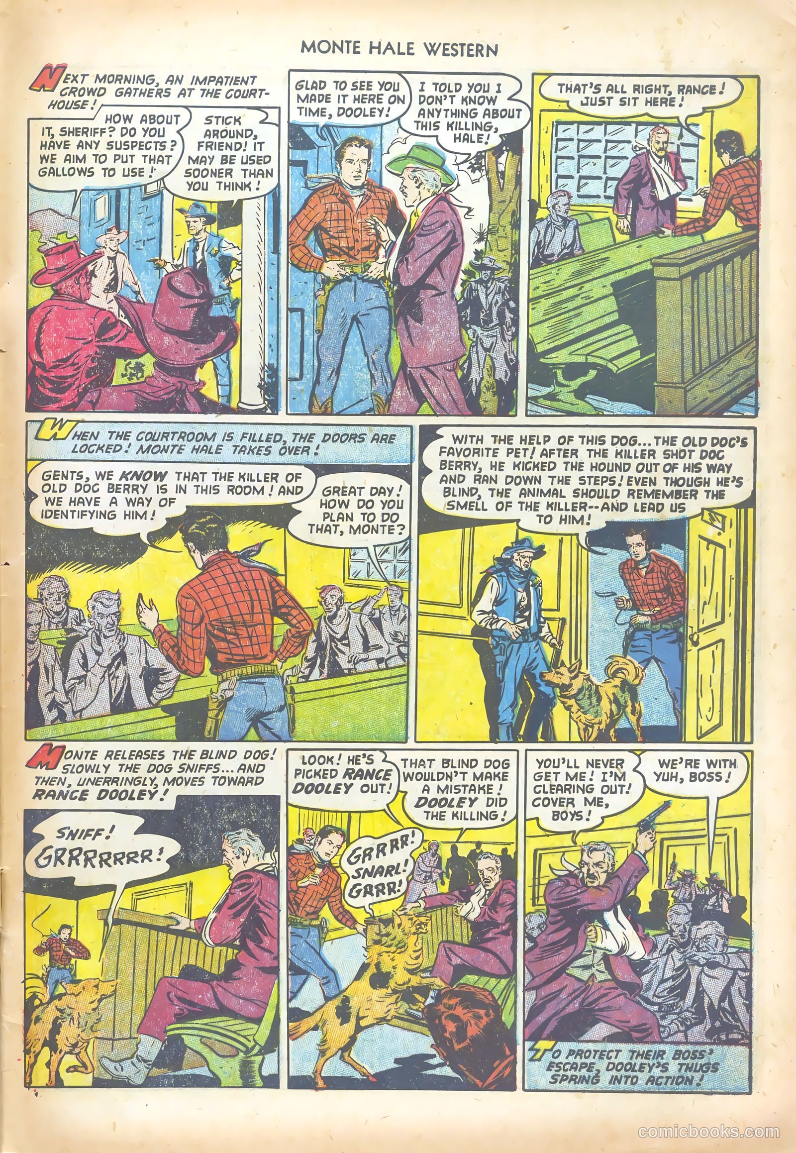 Monte Hale Western #79 — page 33 of 36