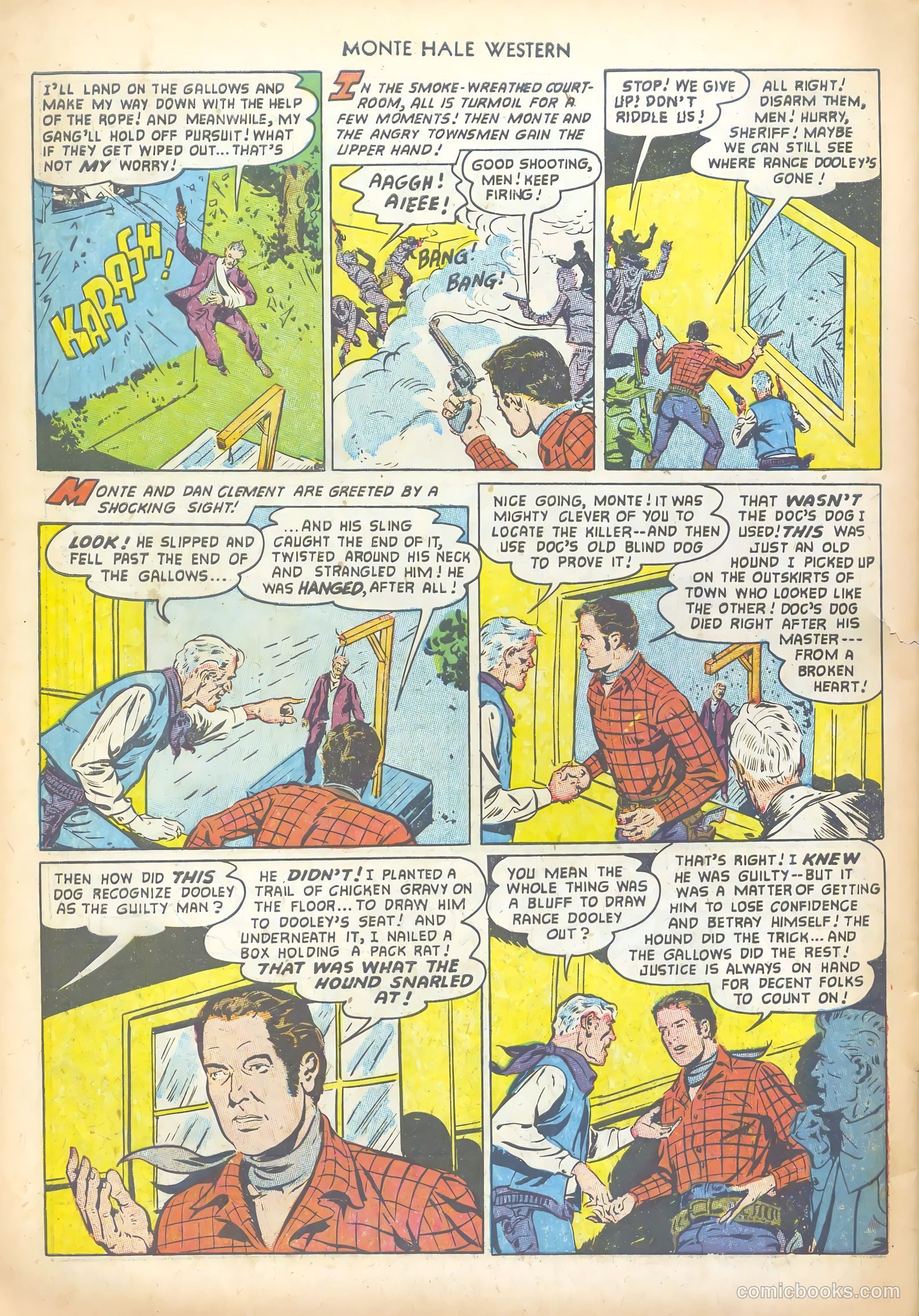 Monte Hale Western #79 — page 34 of 36