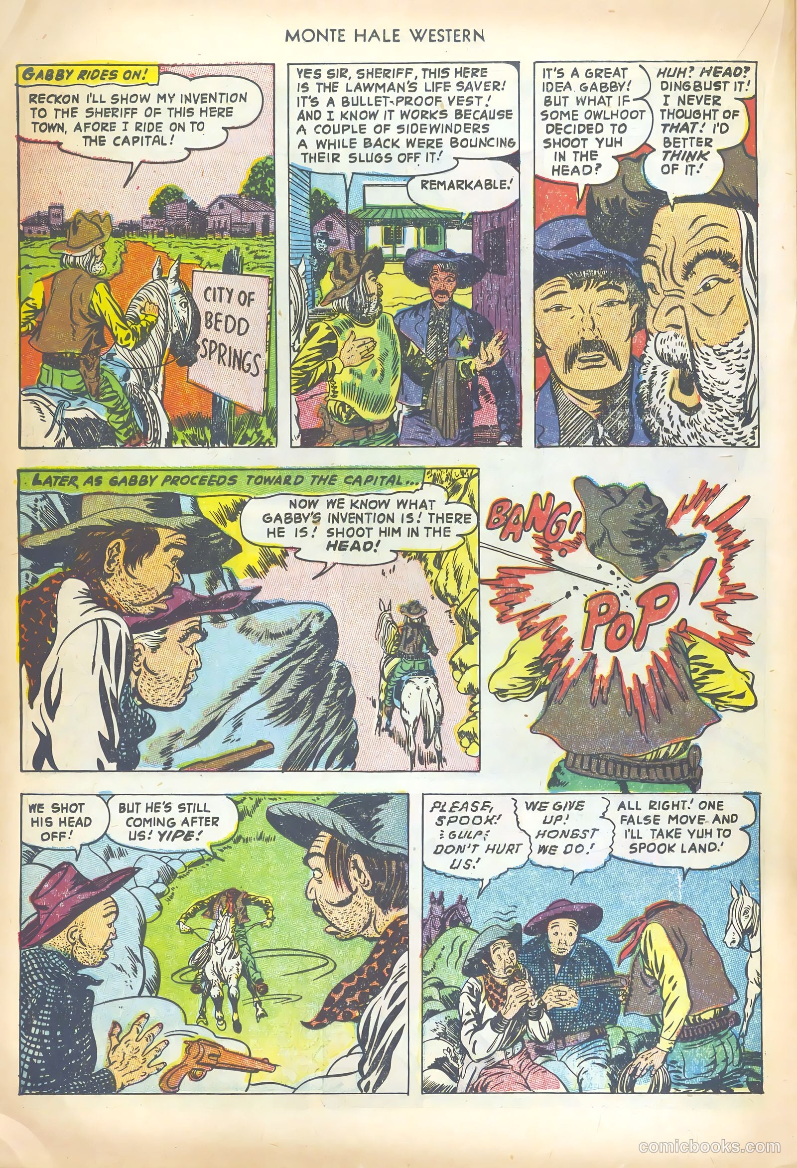 Monte Hale Western #80 — page 20 of 36