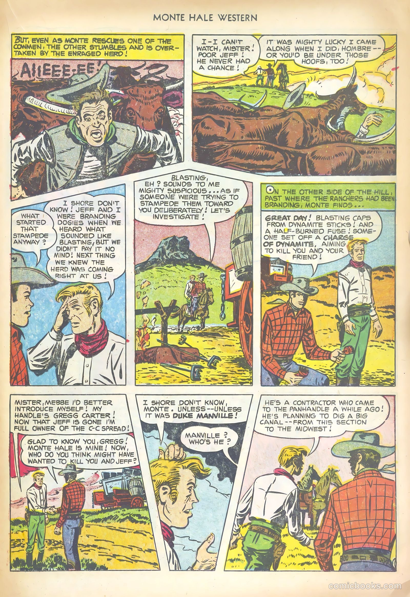Monte Hale Western #80 — page 23 of 36