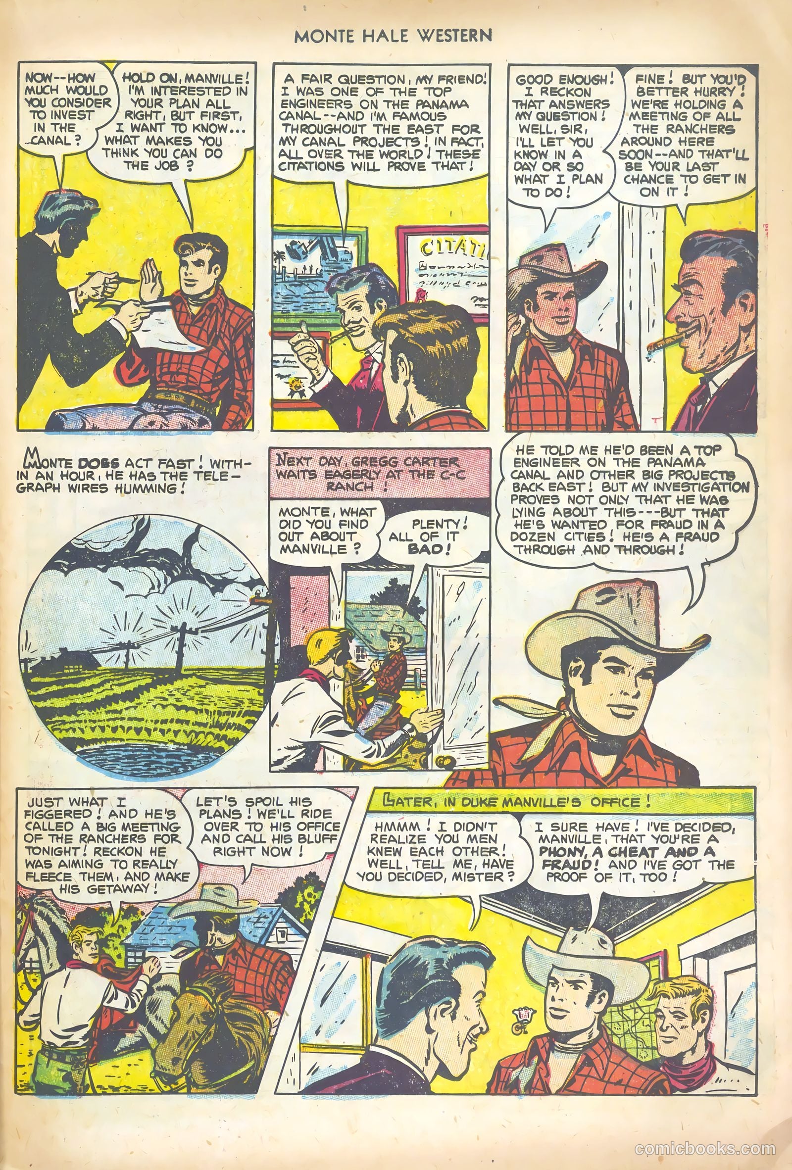 Monte Hale Western #80 — page 25 of 36