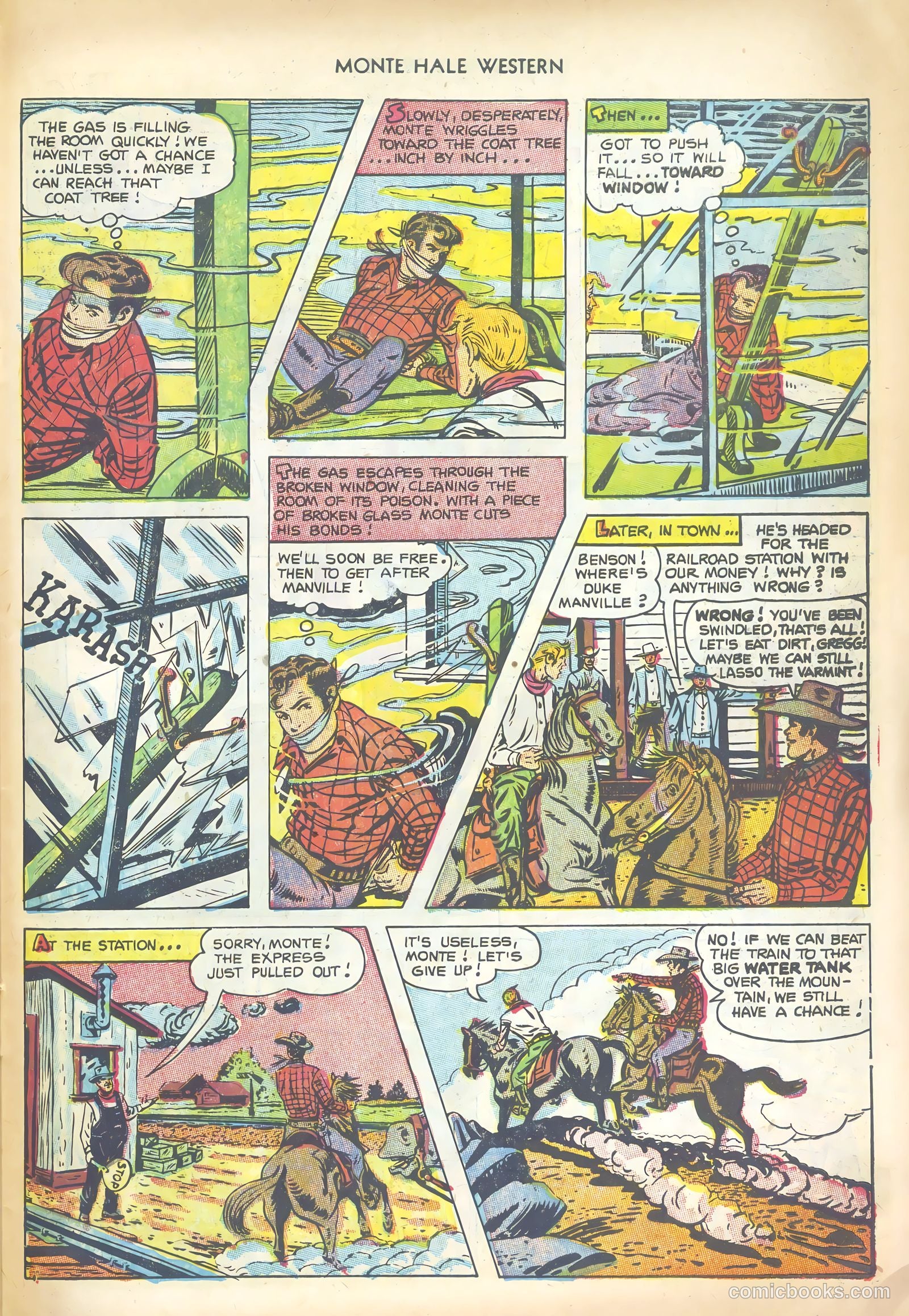 Monte Hale Western #80 — page 27 of 36