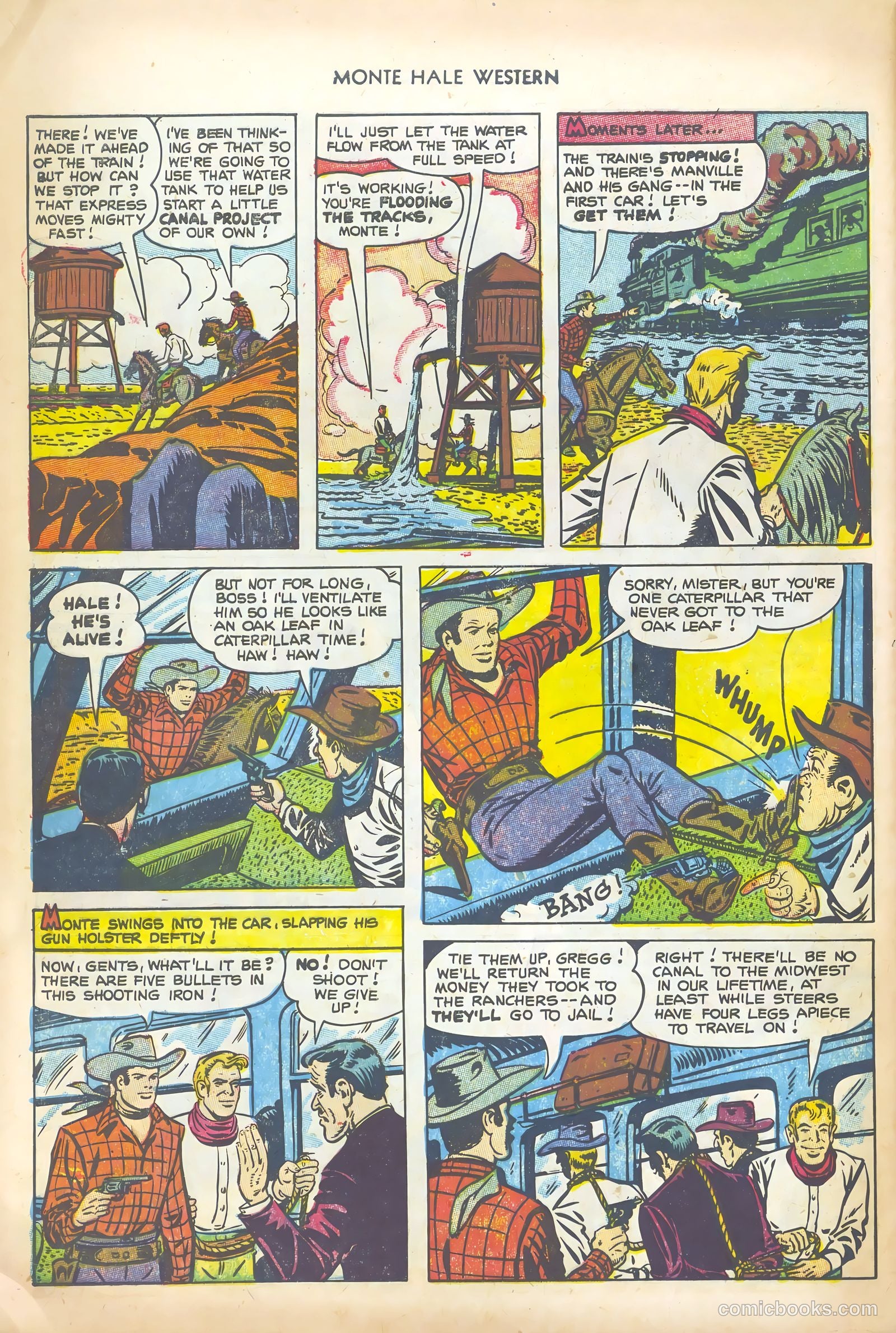 Monte Hale Western #80 — page 28 of 36