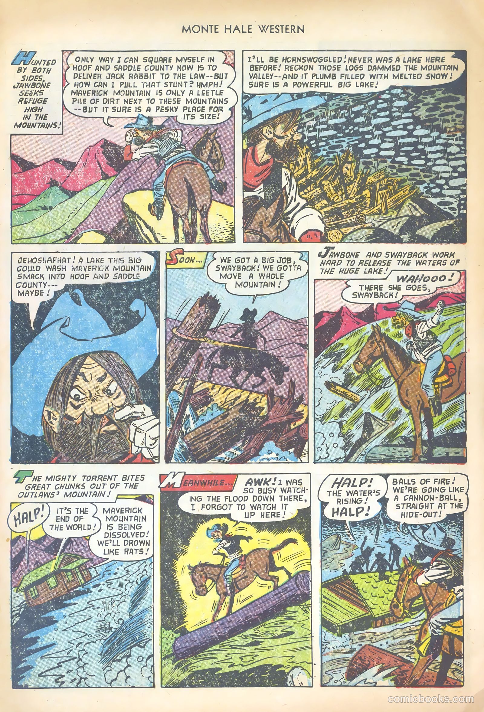 Monte Hale Western #80 — page 33 of 36