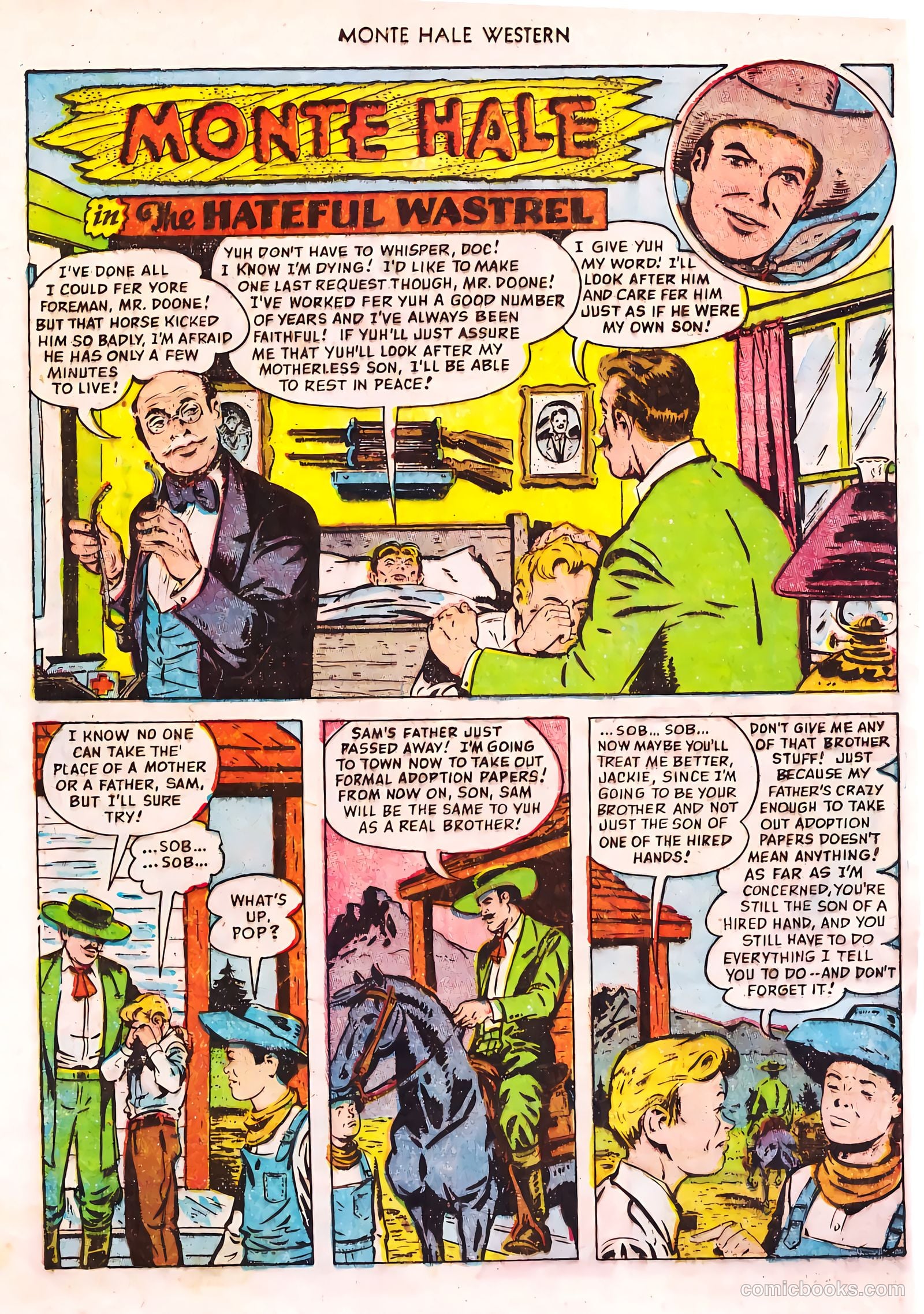 Monte Hale Western #82 — page 16 of 36