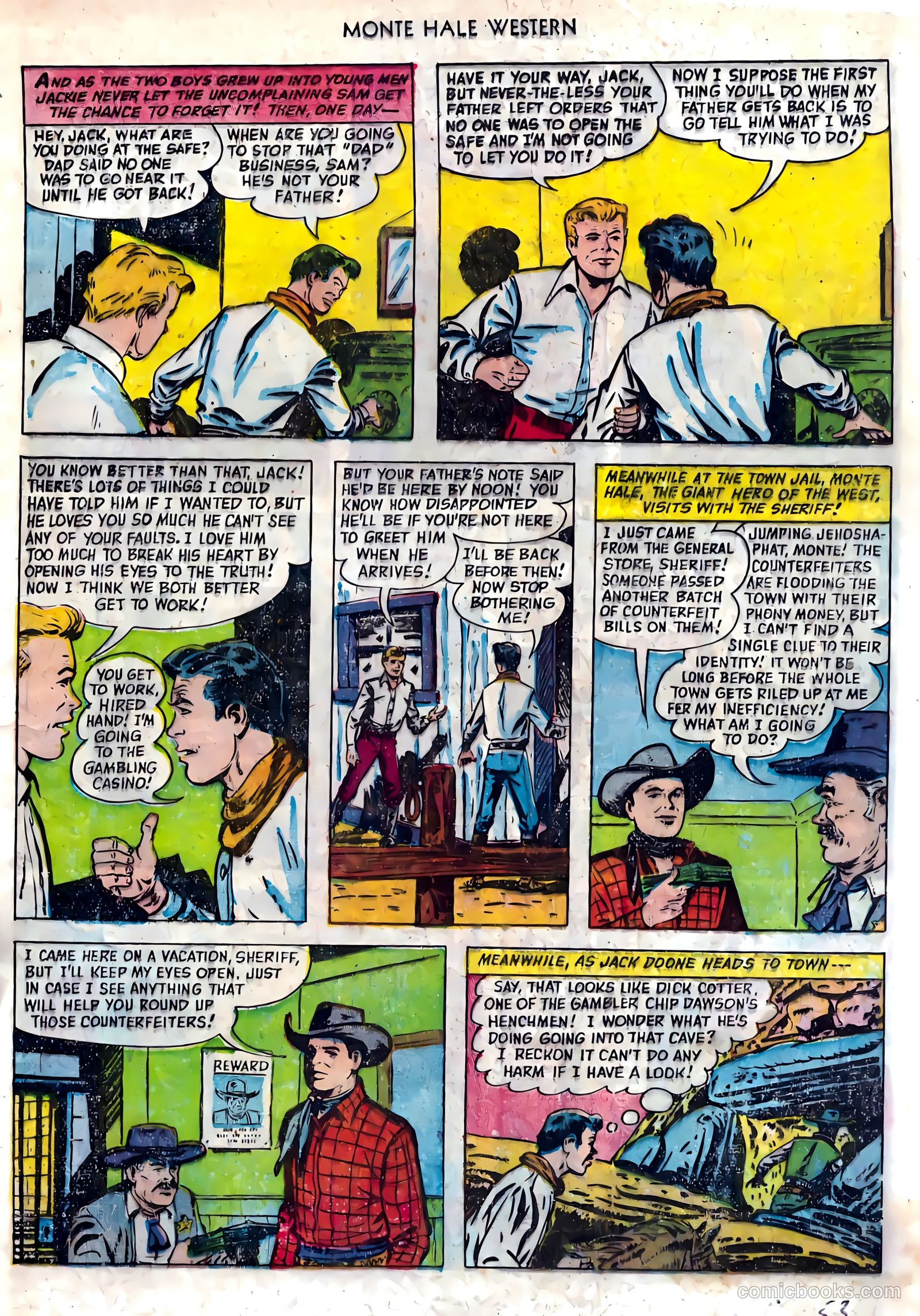 Monte Hale Western #82 — page 17 of 36