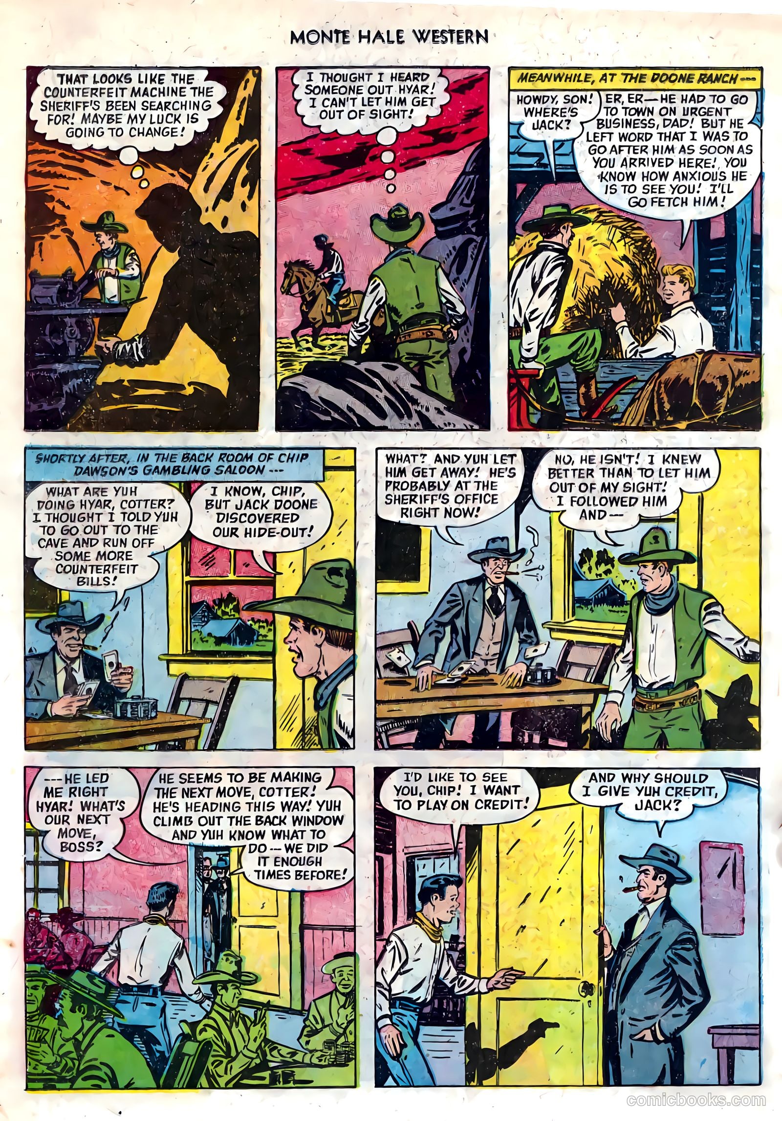 Monte Hale Western #82 — page 18 of 36