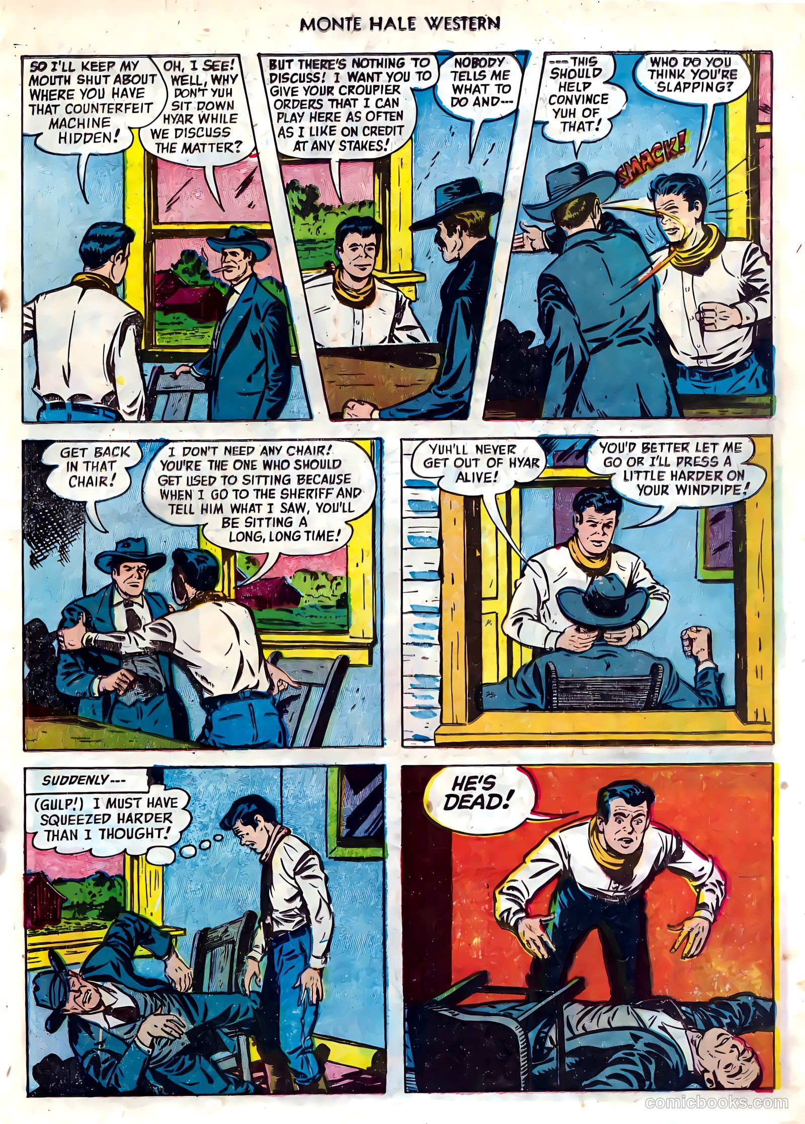 Monte Hale Western #82 — page 19 of 36