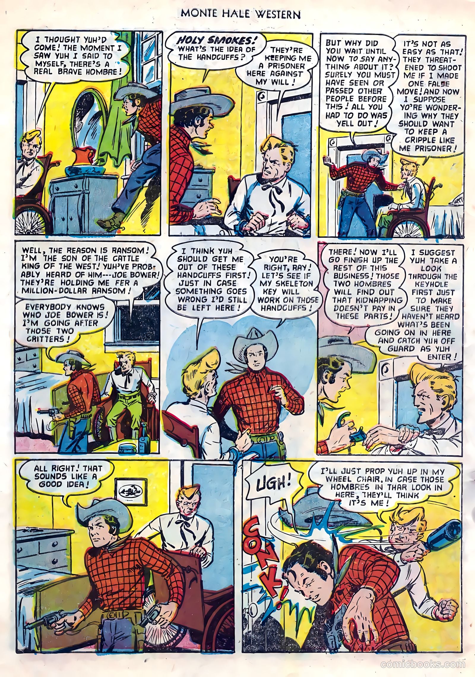 Monte Hale Western #82 — page 30 of 36