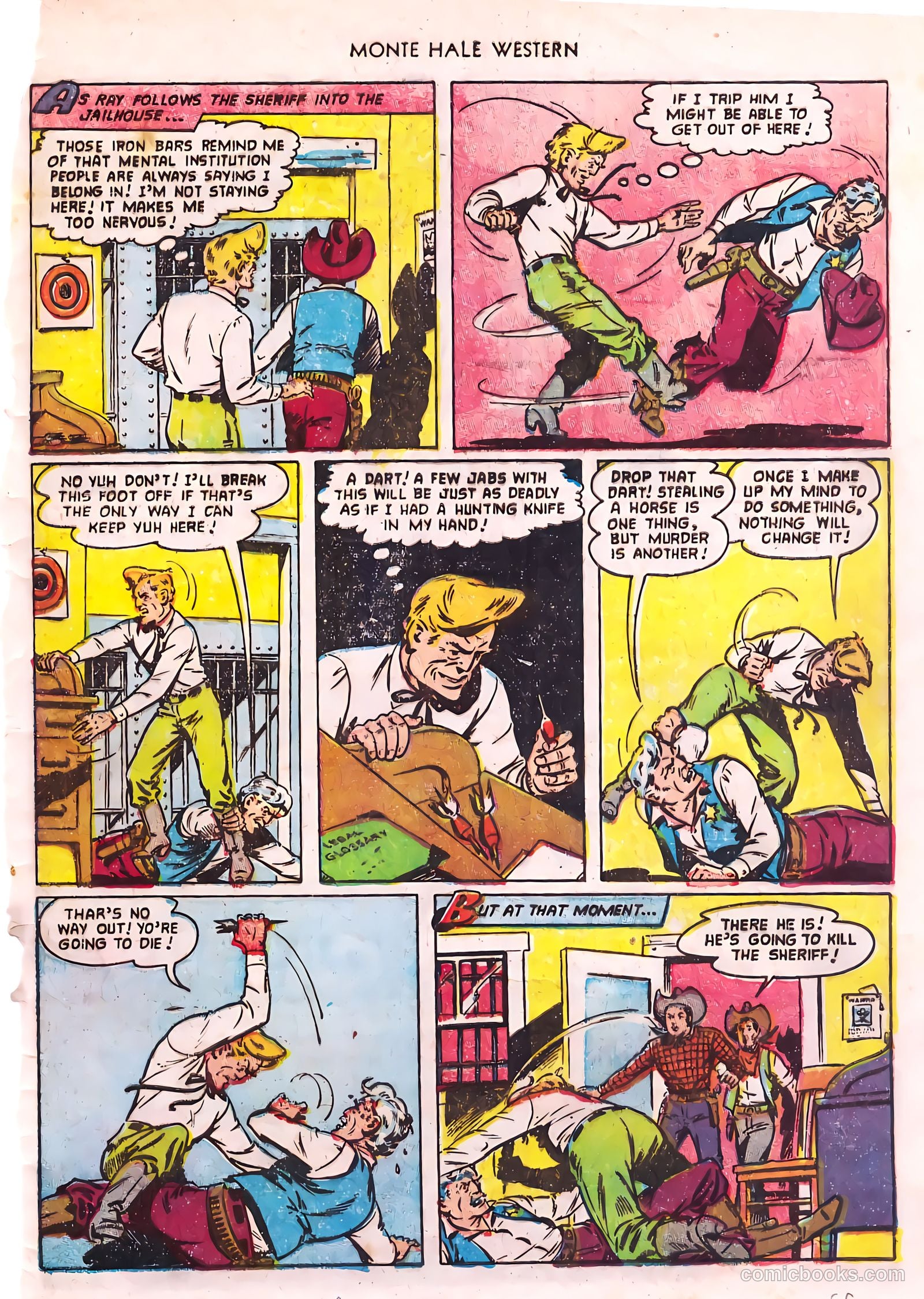 Monte Hale Western #82 — page 33 of 36